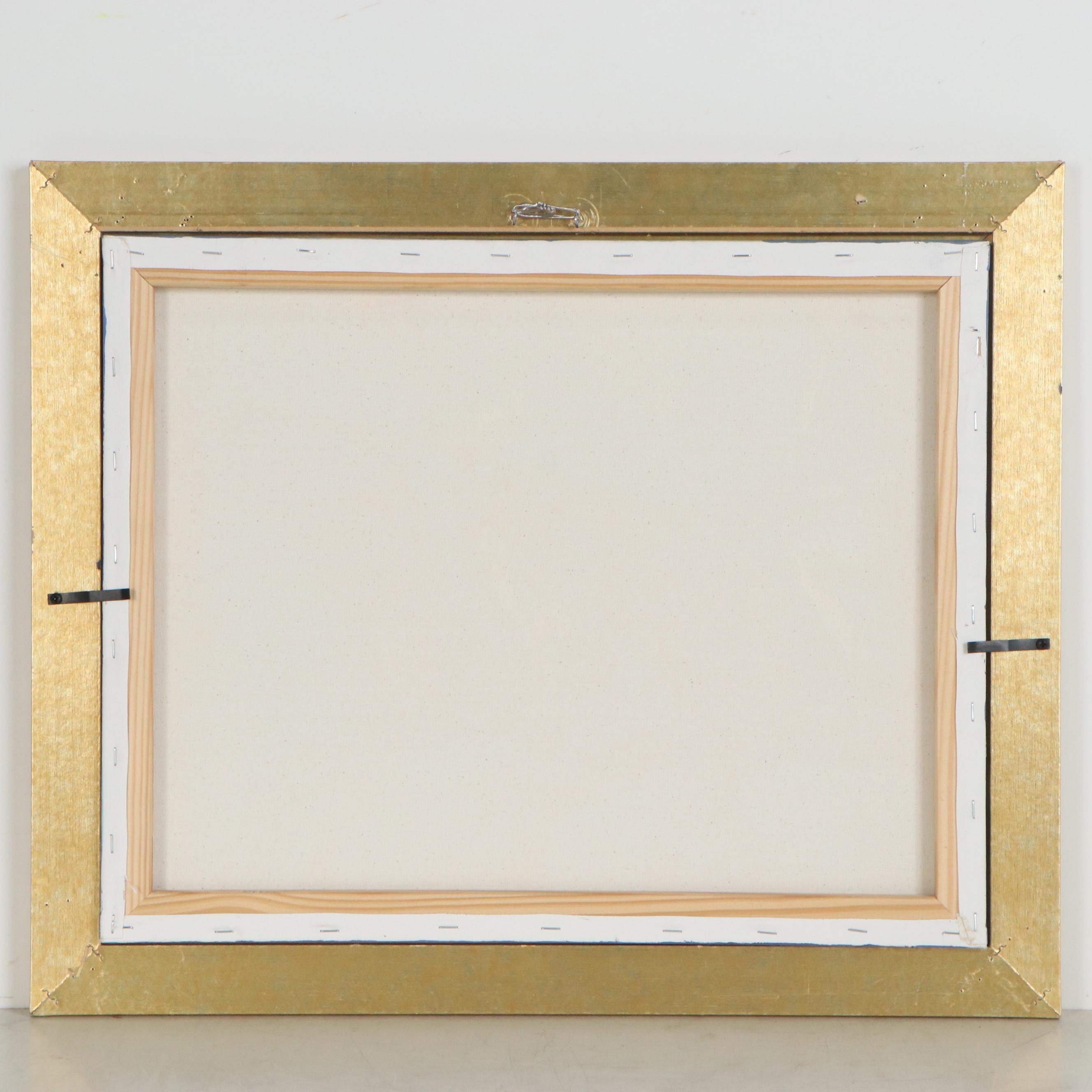 Enrique Gonzalez Horse Racing Oil Painting, 21st century