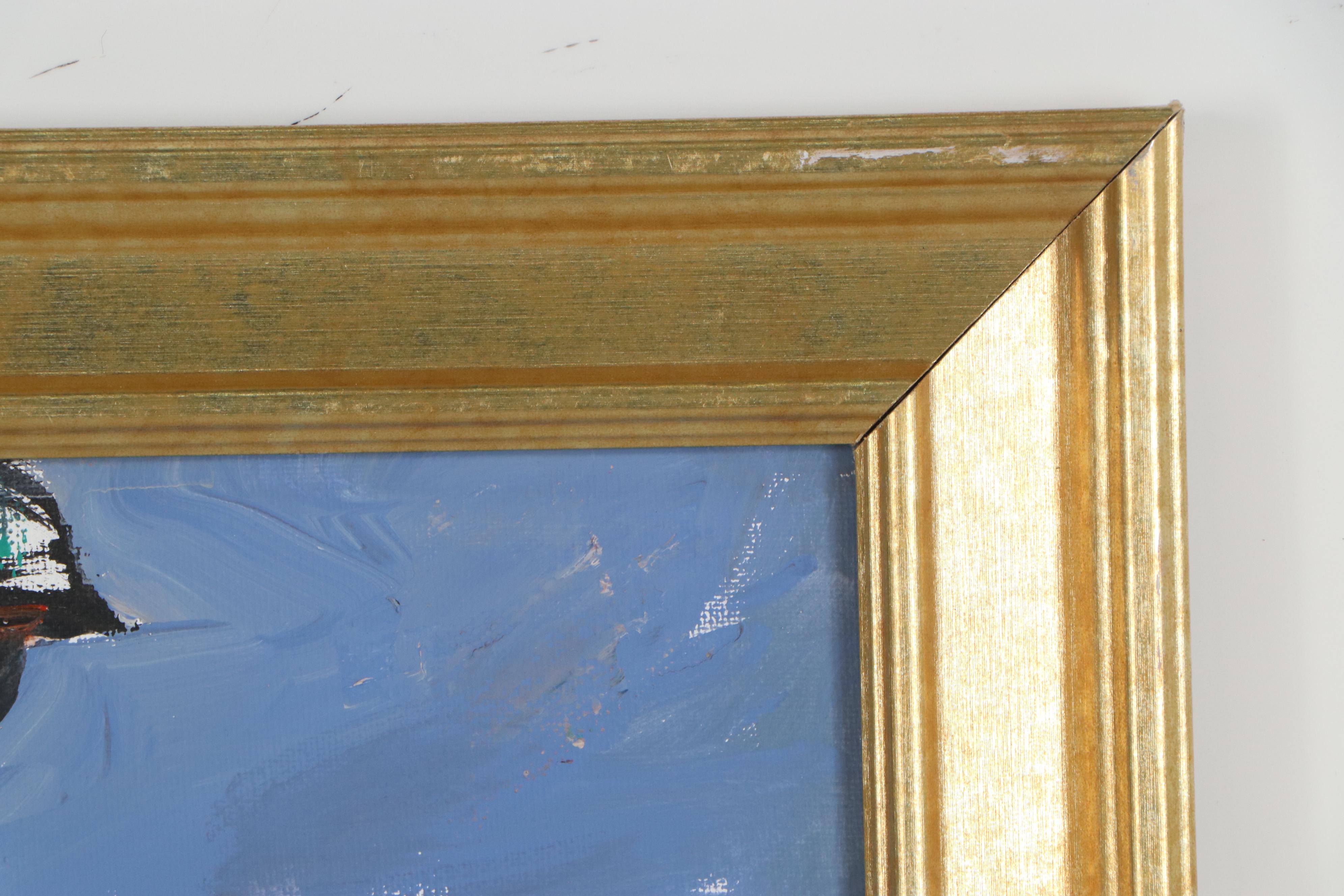 Enrique Gonzalez Horse Racing Oil Painting, 21st century