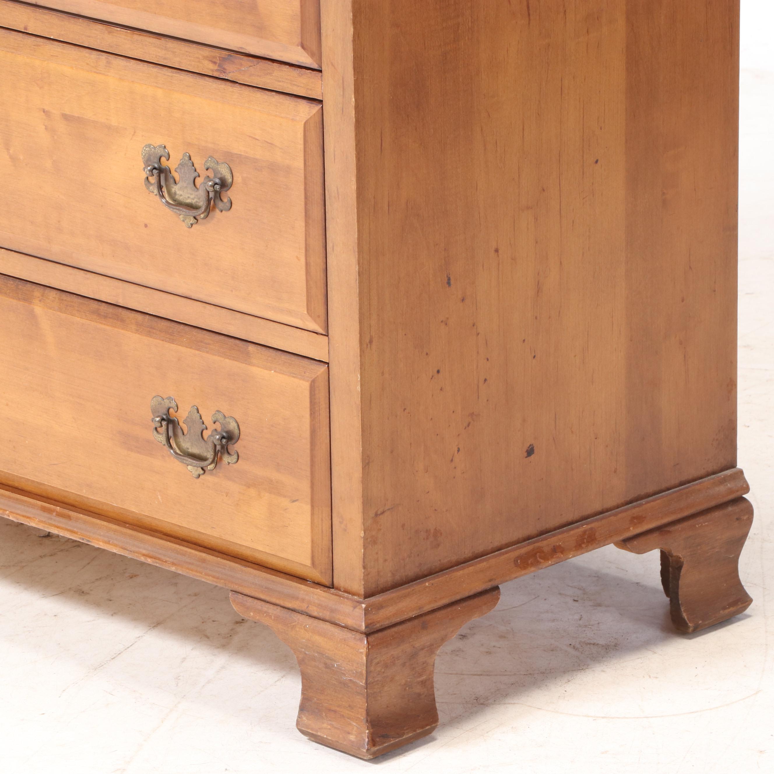 Maddox Table Maple Drop-Front Secretary, 20th Century