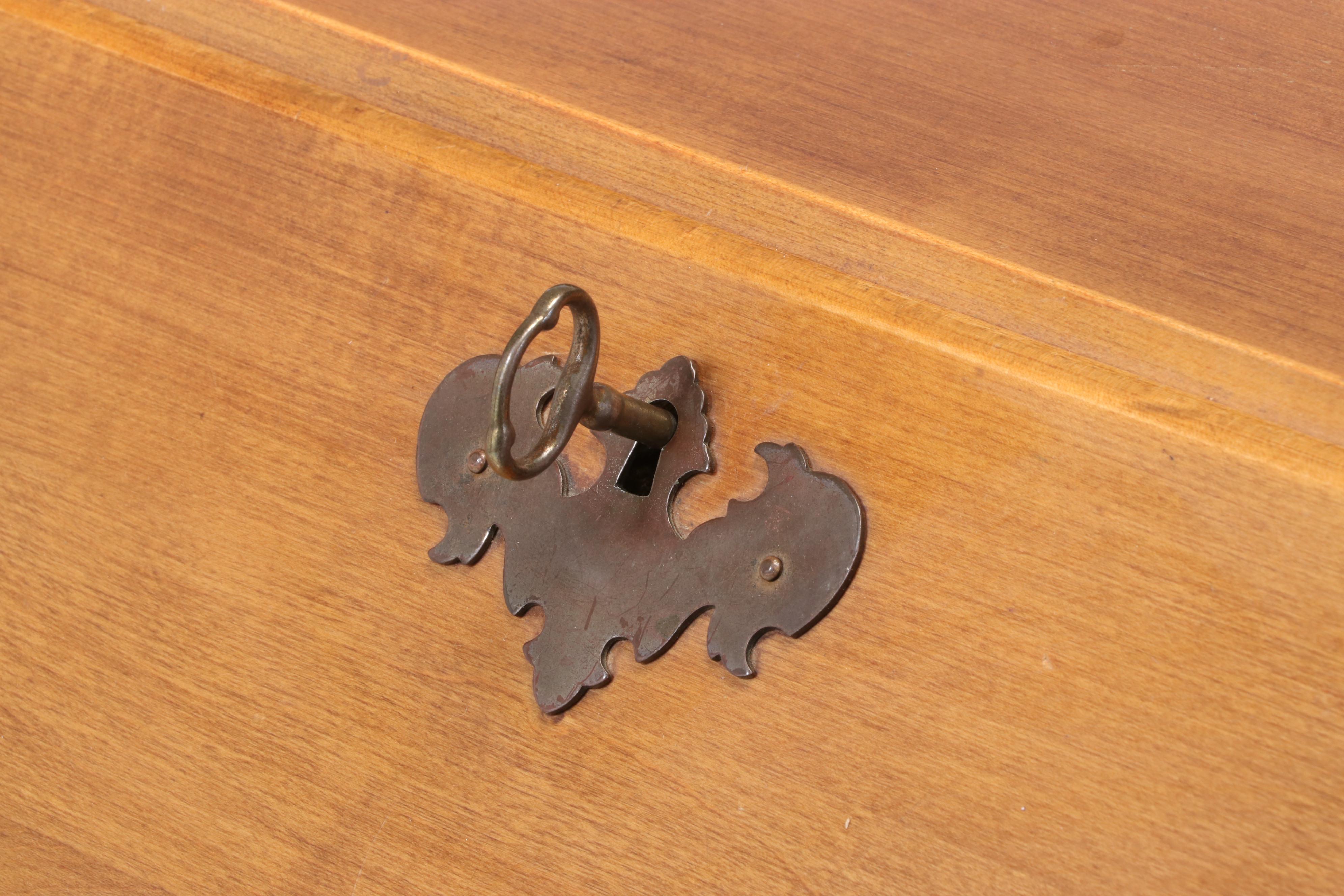 Maddox Table Maple Drop-Front Secretary, 20th Century