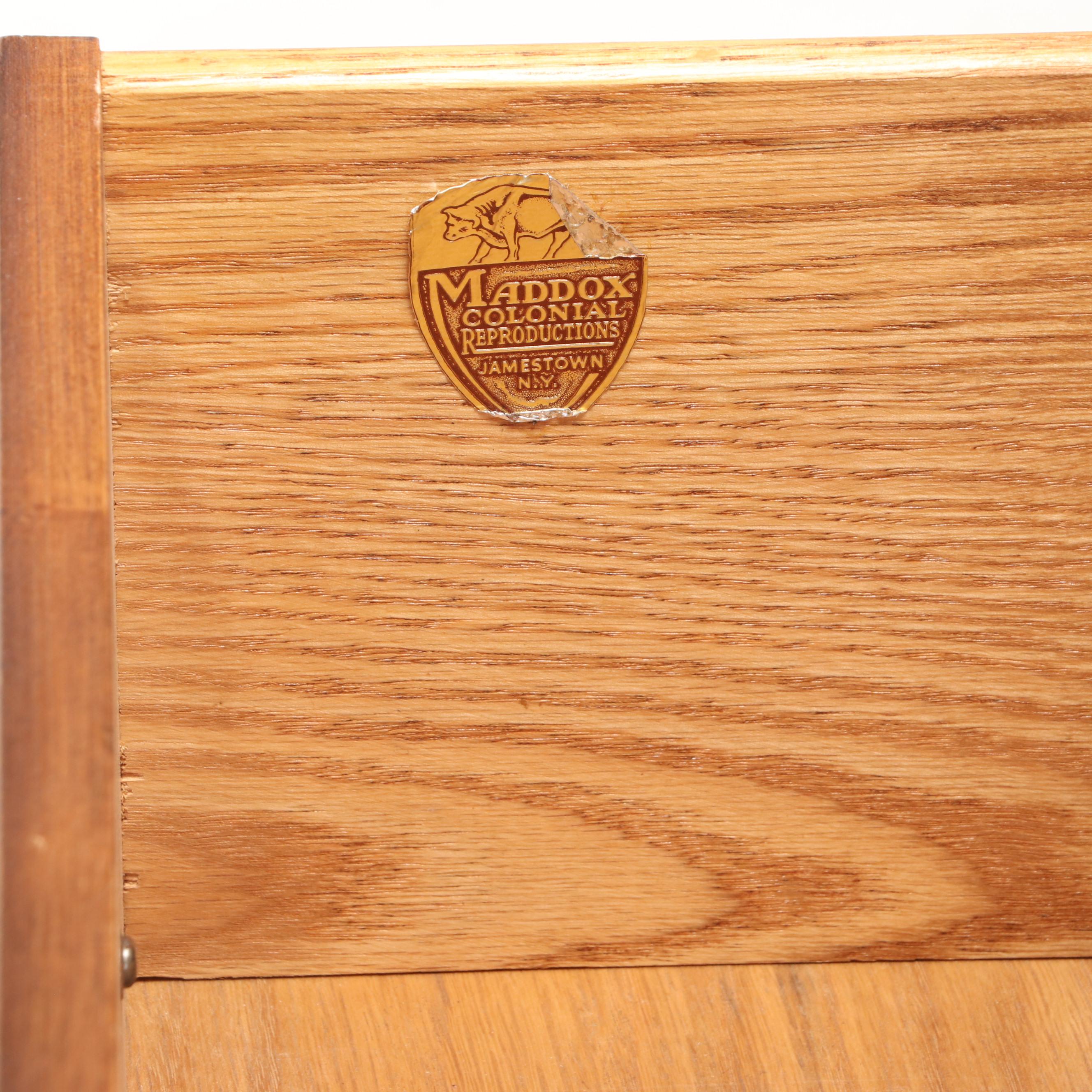 Maddox Table Maple Drop-Front Secretary, 20th Century