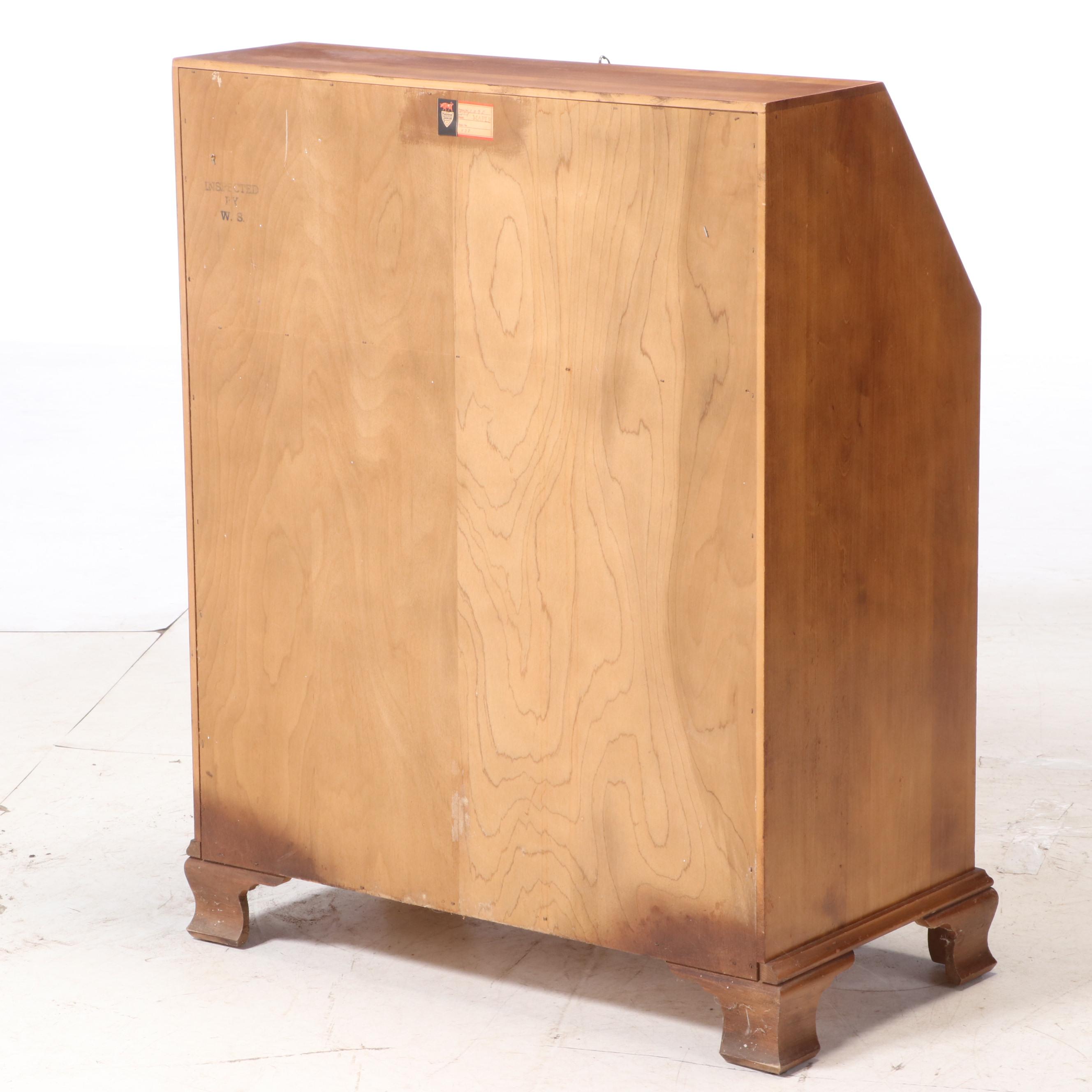 Maddox Table Maple Drop-Front Secretary, 20th Century