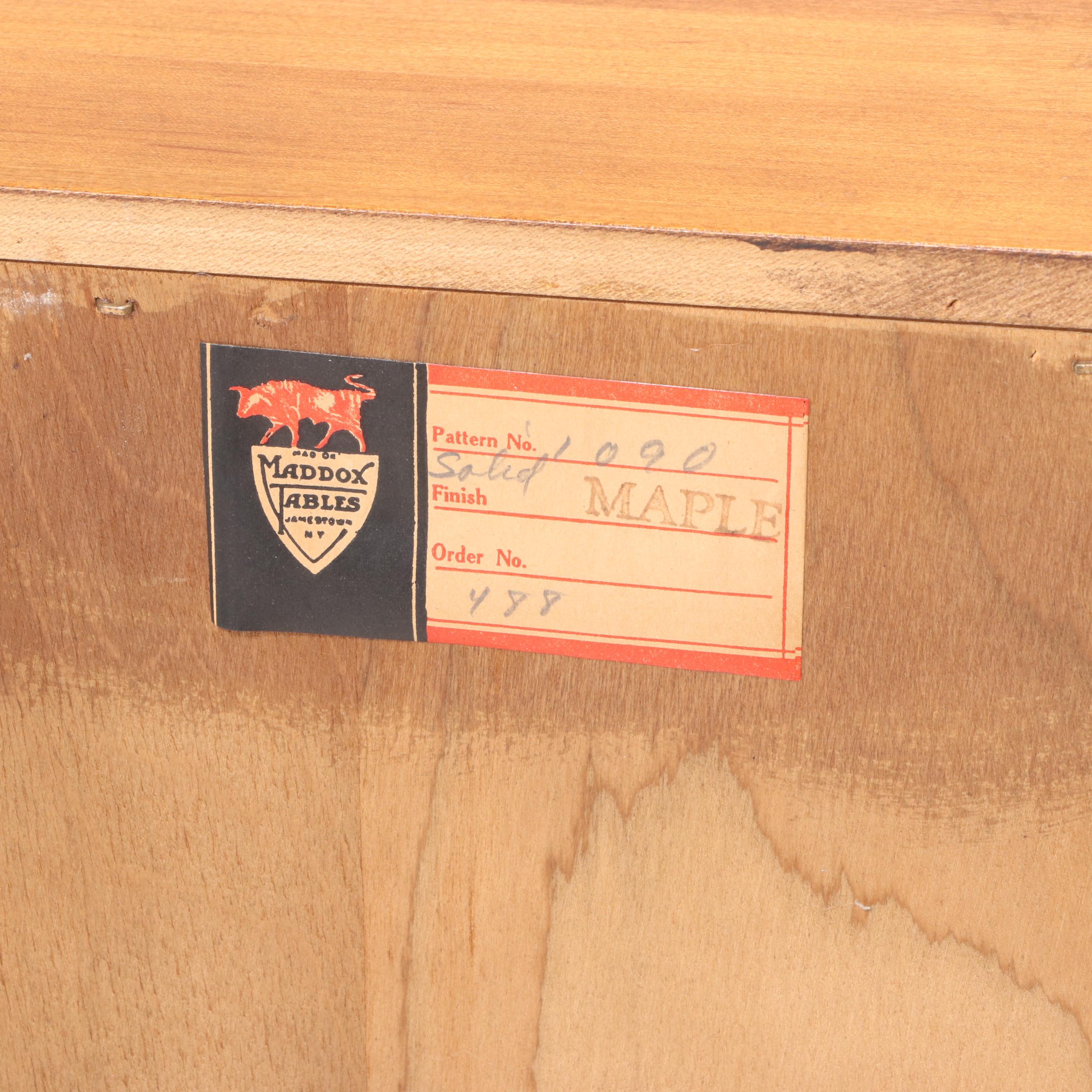 Maddox Table Maple Drop-Front Secretary, 20th Century