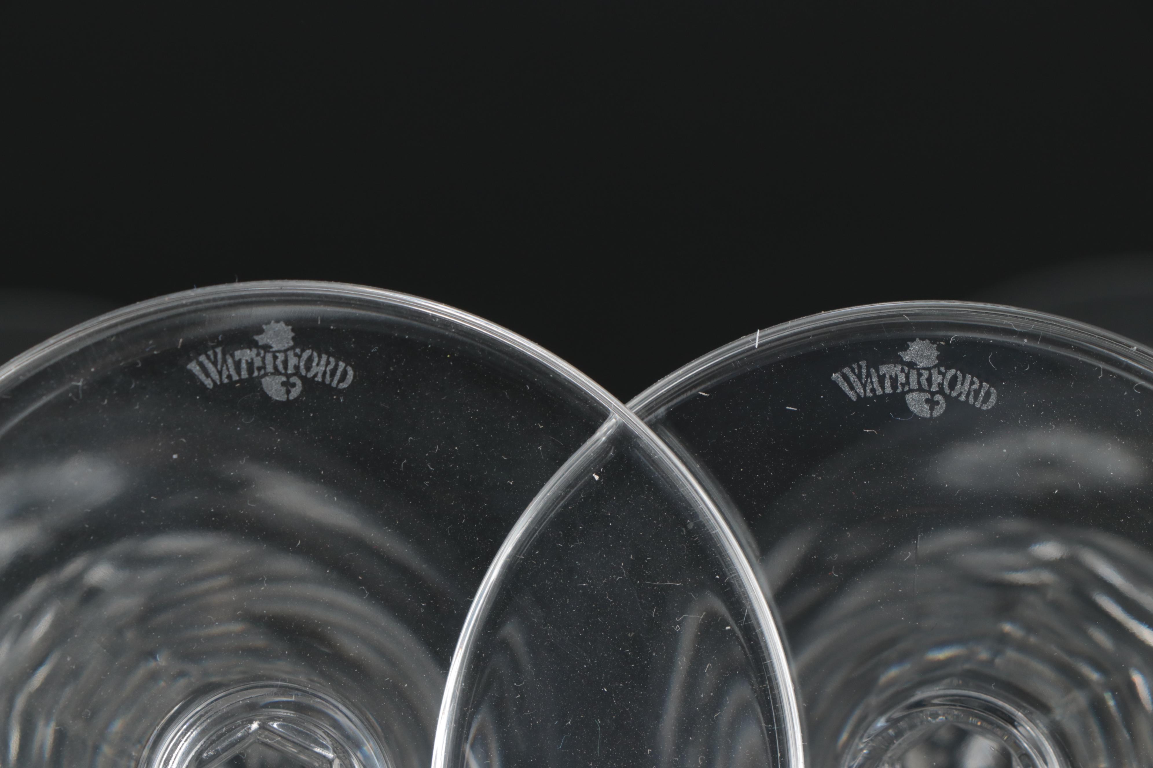Waterford "Millennium Series" Crystal Champagne Flutes