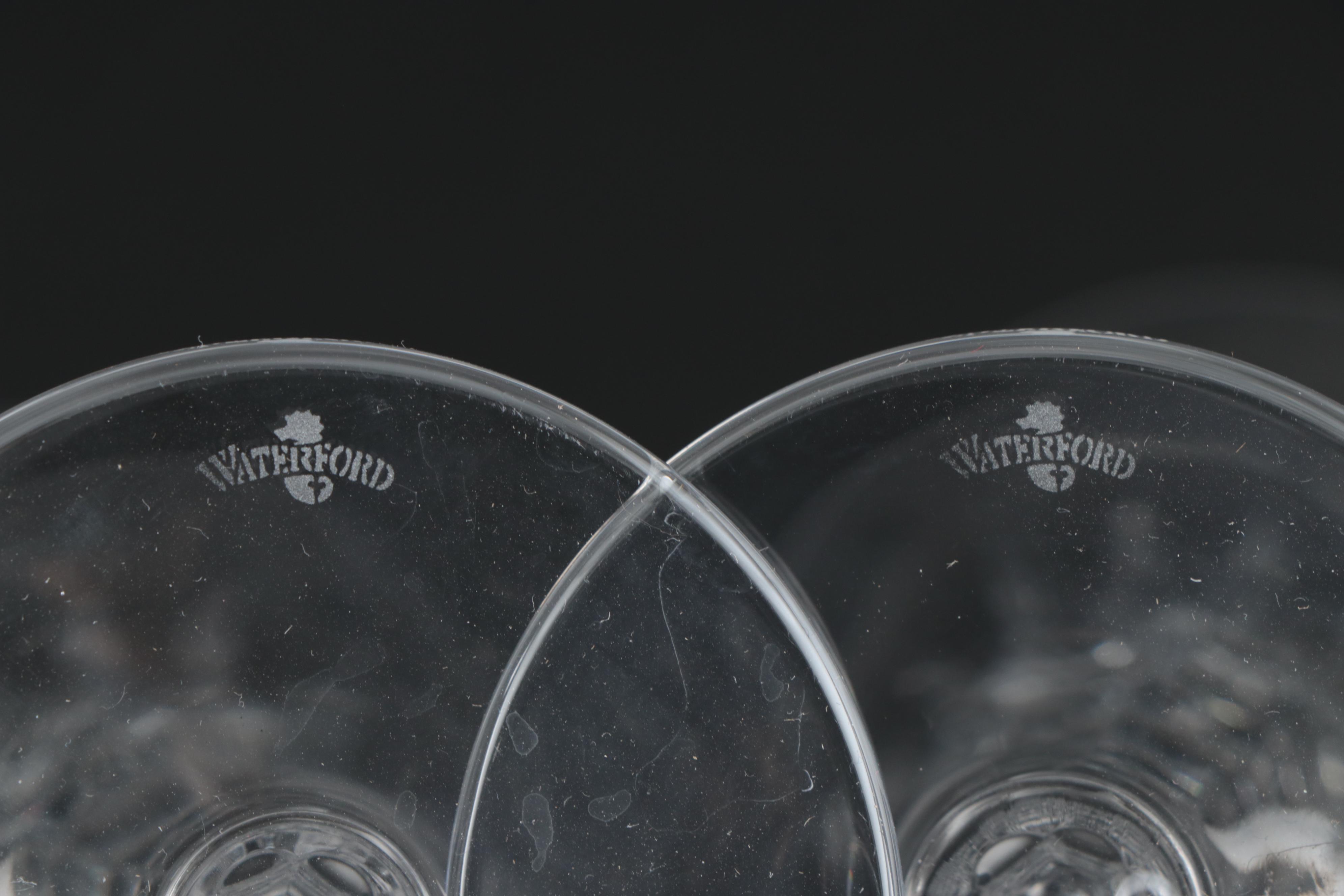 Waterford "Millennium Series" Crystal Champagne Flutes
