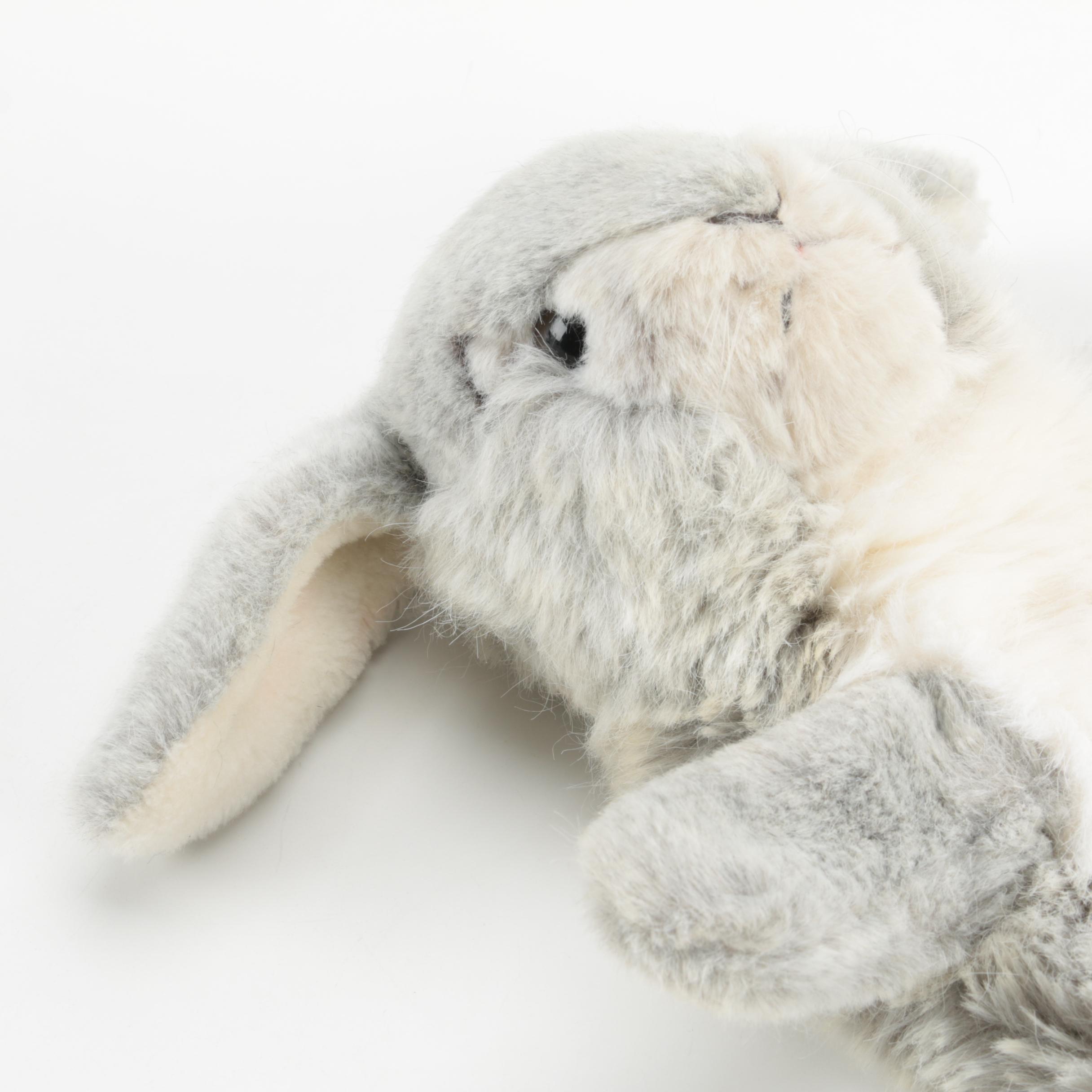 Steiff "Jolly Hase" Bunny Rabbit Hand Puppet Stuffed Toy, Late 20th Century