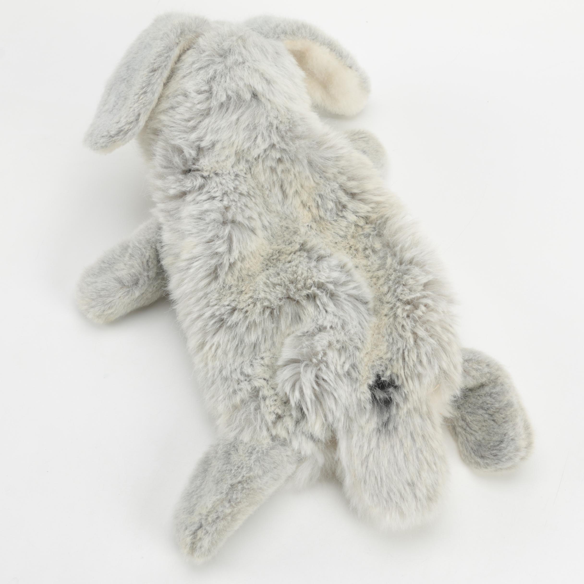 Steiff "Jolly Hase" Bunny Rabbit Hand Puppet Stuffed Toy, Late 20th Century