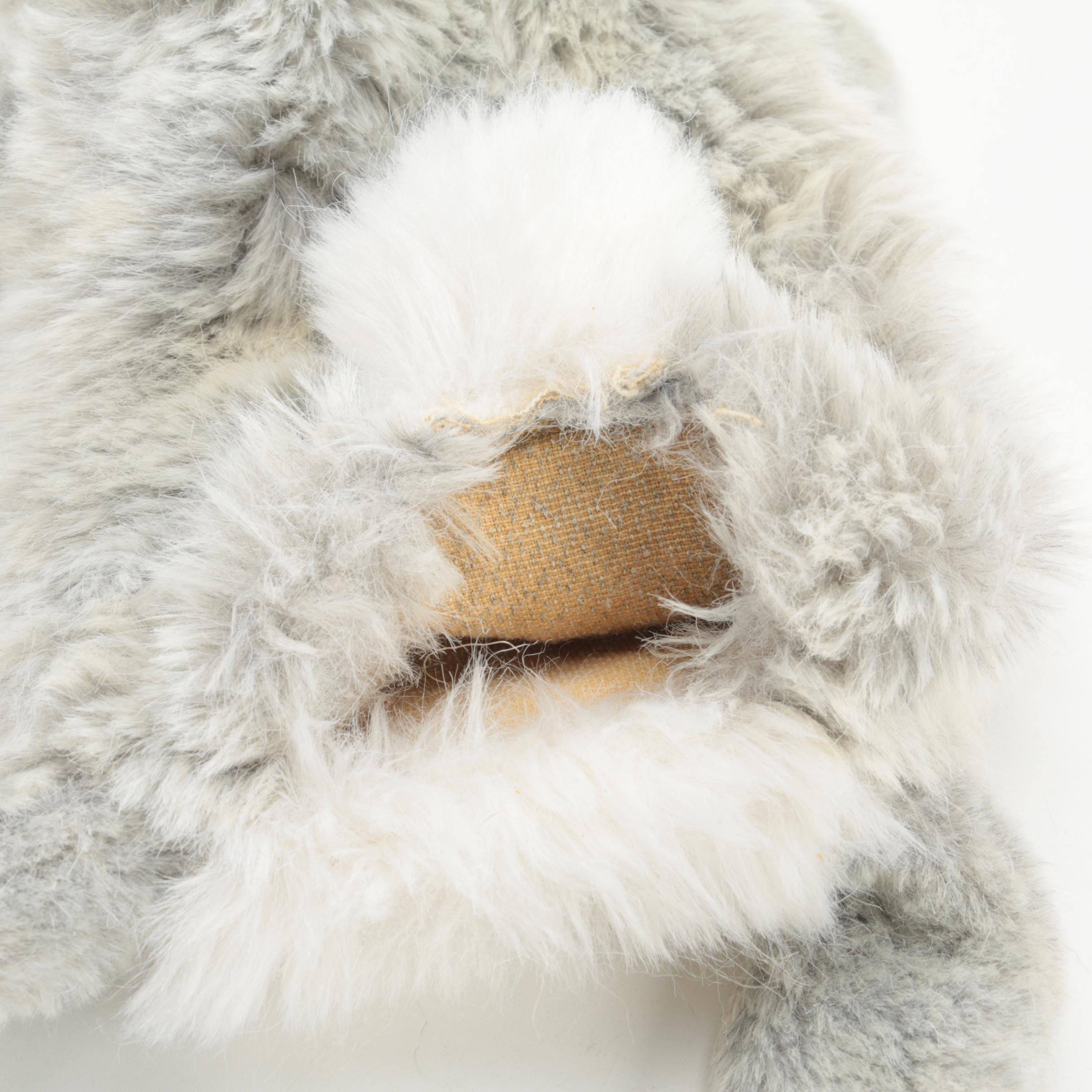 Steiff "Jolly Hase" Bunny Rabbit Hand Puppet Stuffed Toy, Late 20th Century