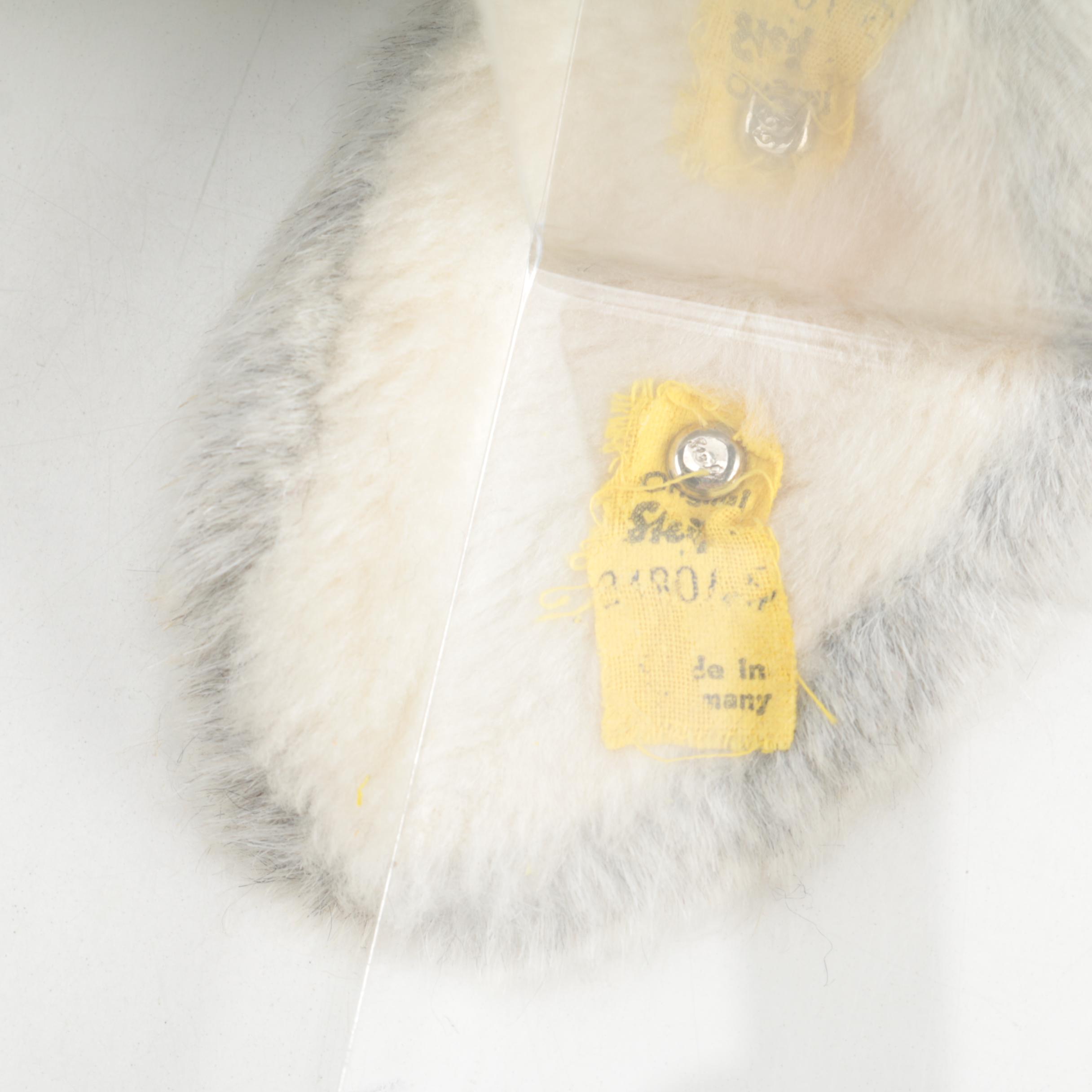 Steiff "Jolly Hase" Bunny Rabbit Hand Puppet Stuffed Toy, Late 20th Century