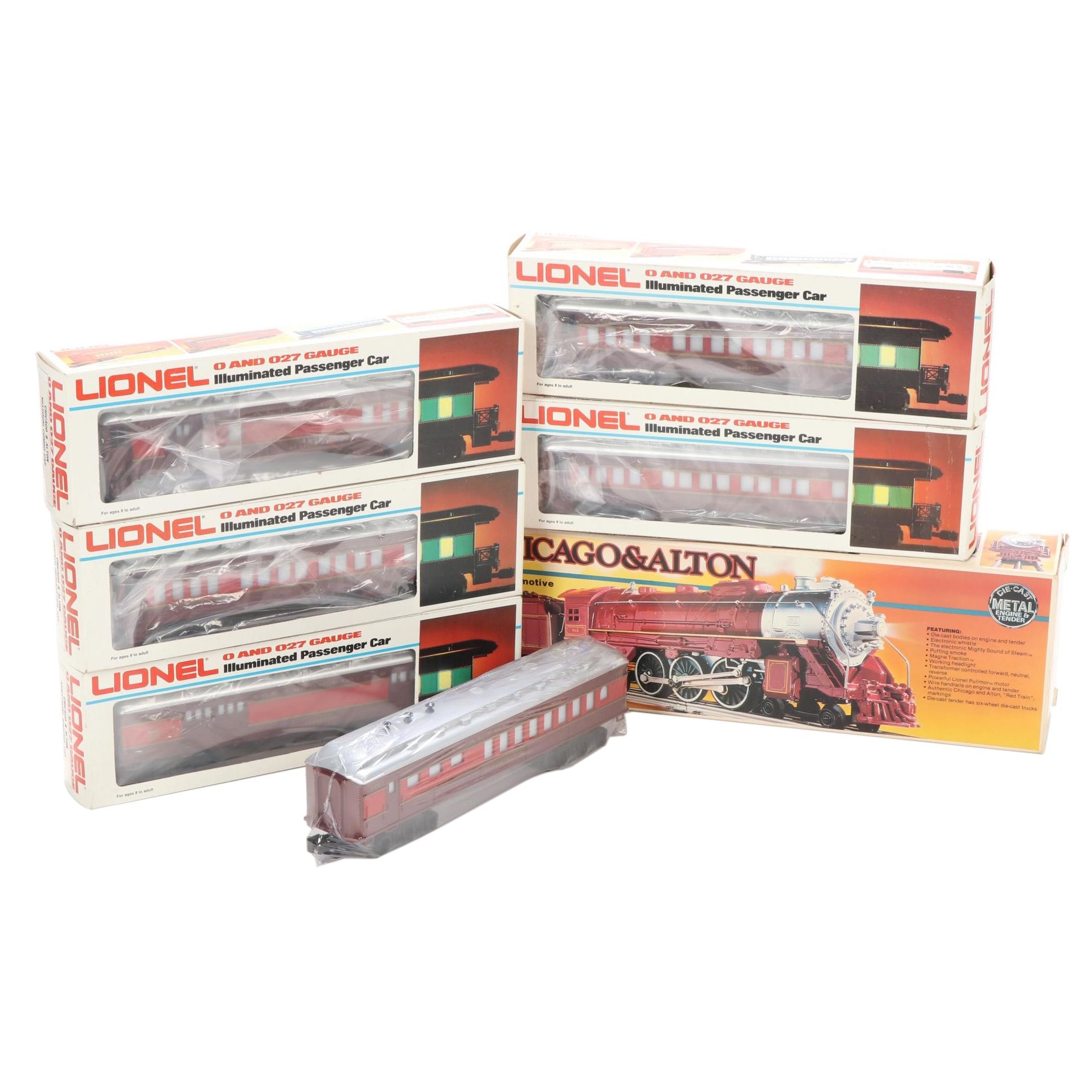 Lionel O Scale Chicago & Alton "Alton Limited" Passenger Set and Locomotive