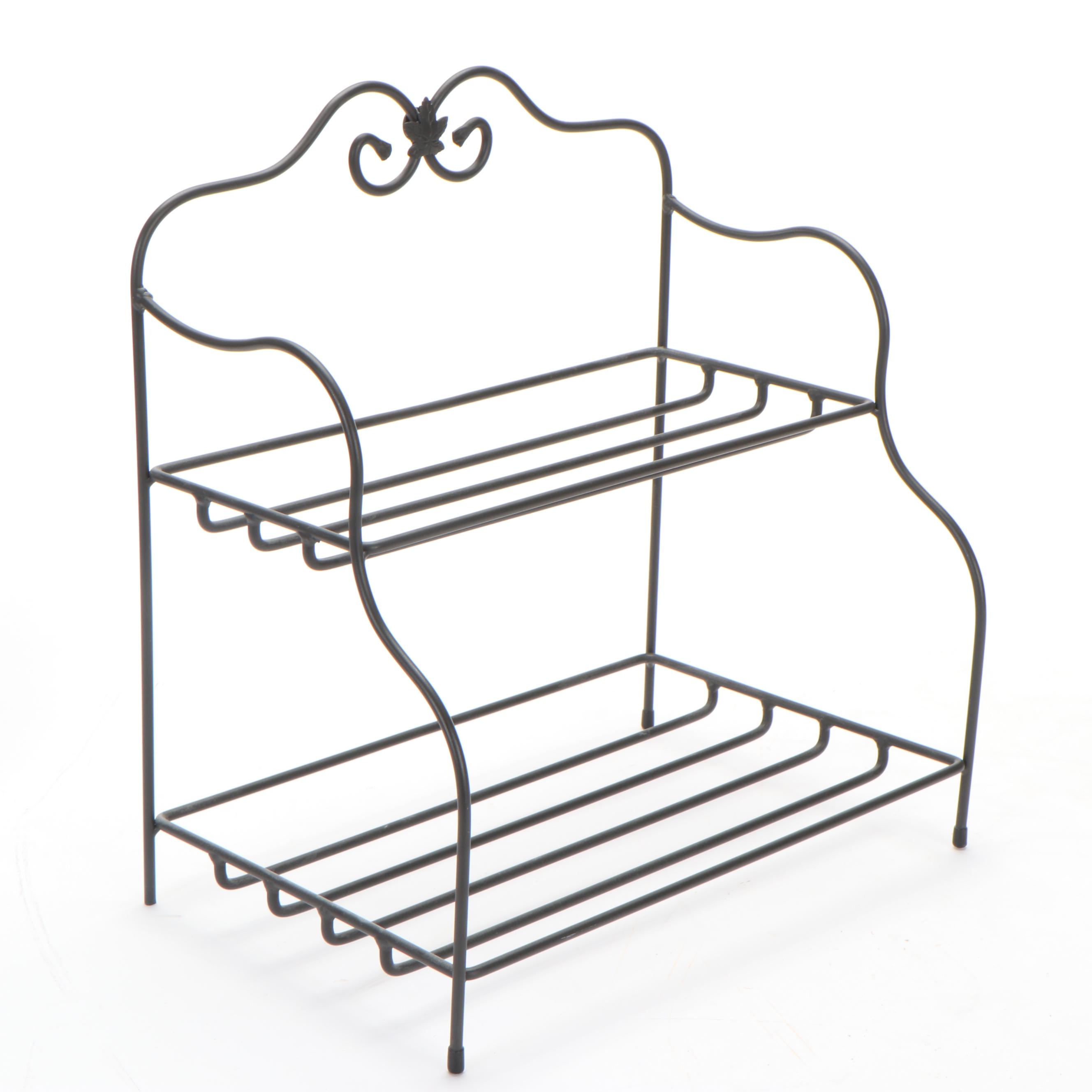 Longaberger Wrought Iron Frame Snowman Shaped Stand and Others