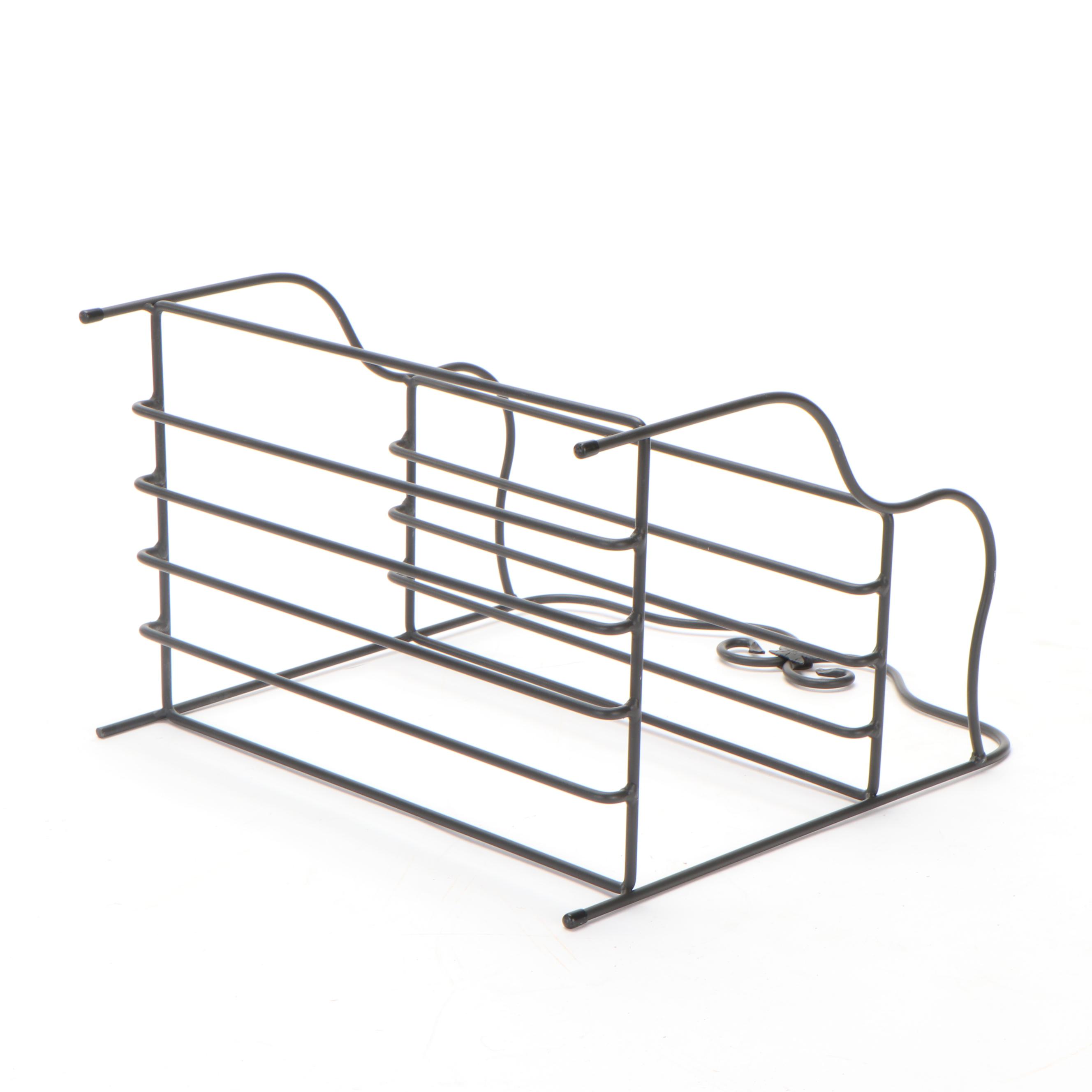 Longaberger Wrought Iron Frame Snowman Shaped Stand and Others