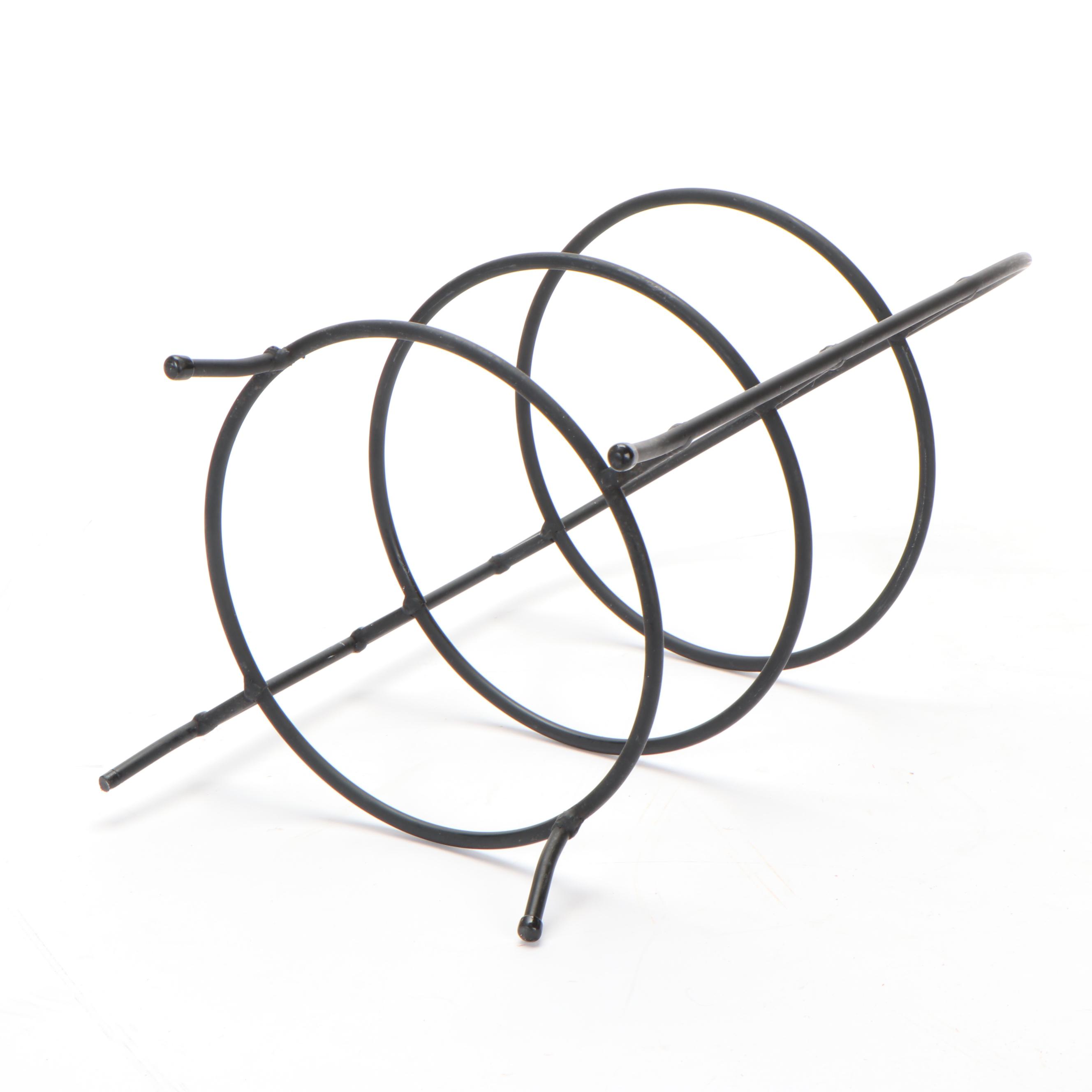 Longaberger Wrought Iron Frame Snowman Shaped Stand and Others