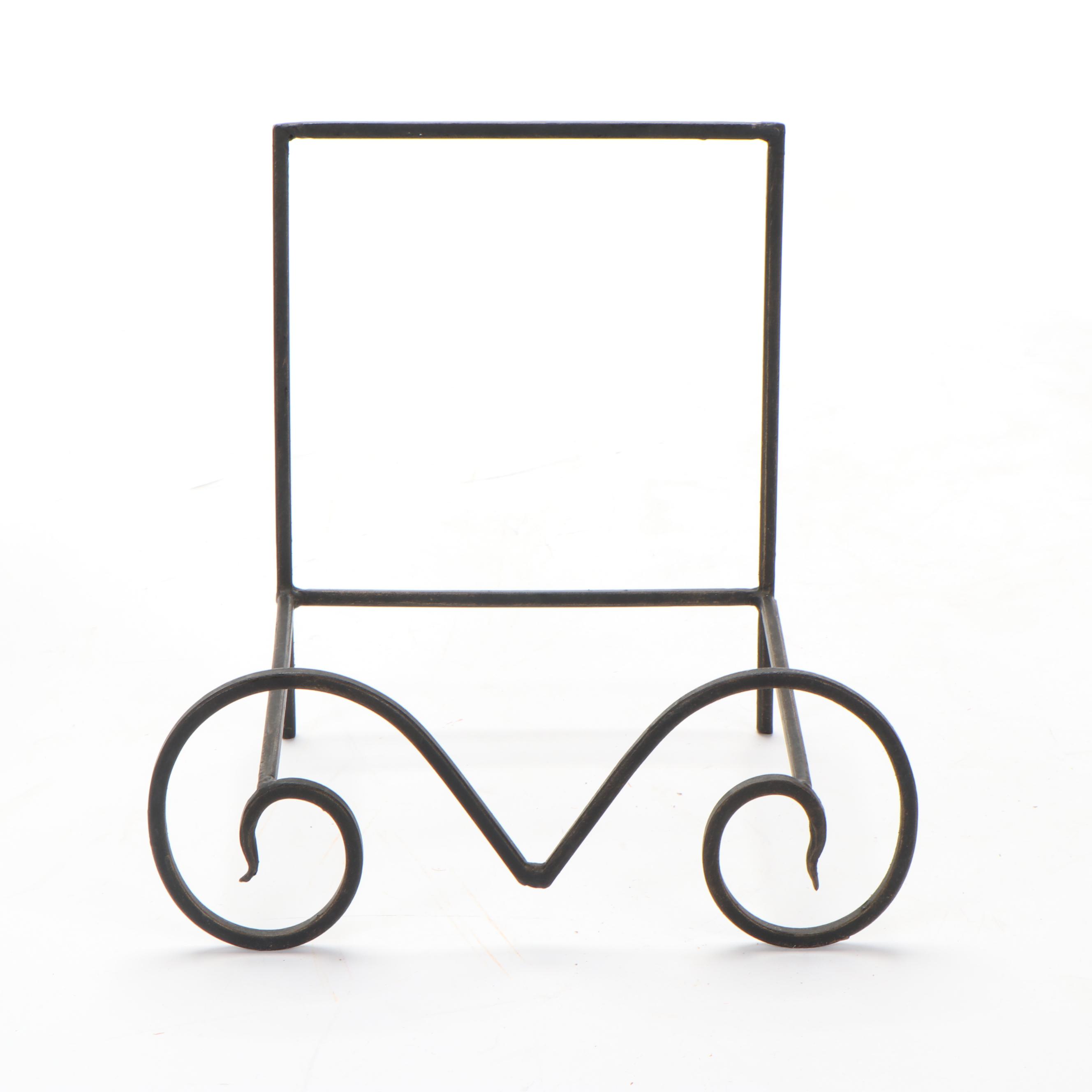 Longaberger Wrought Iron Frame Snowman Shaped Stand and Others