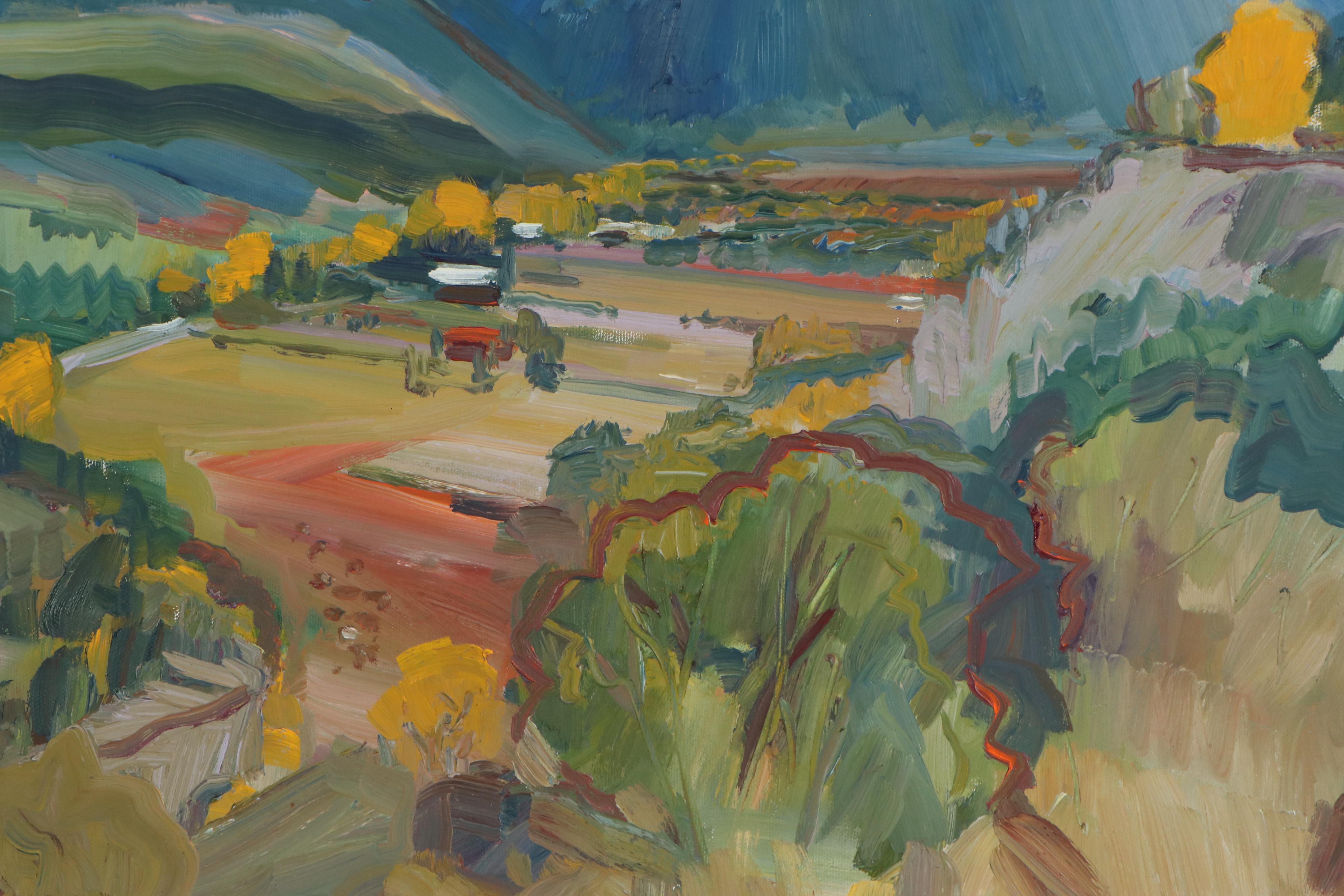 D. Sutherland Landscape Oil Painting, Circa 1980