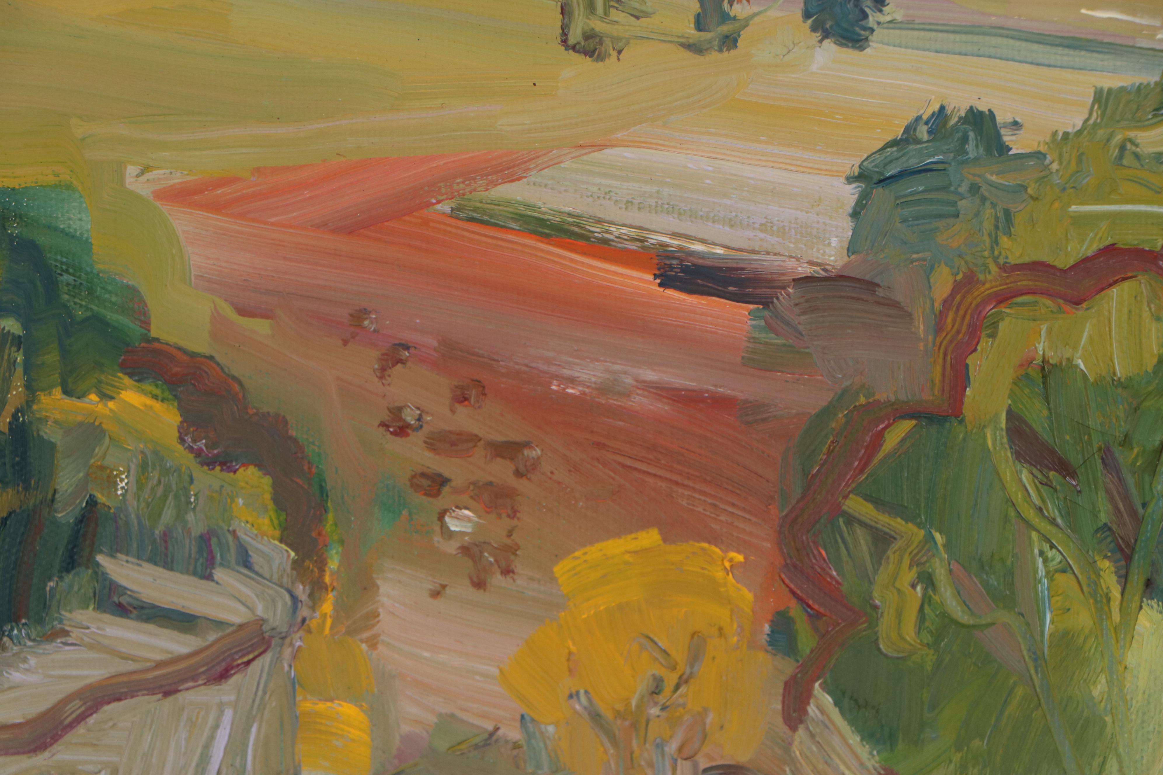 D. Sutherland Landscape Oil Painting, Circa 1980