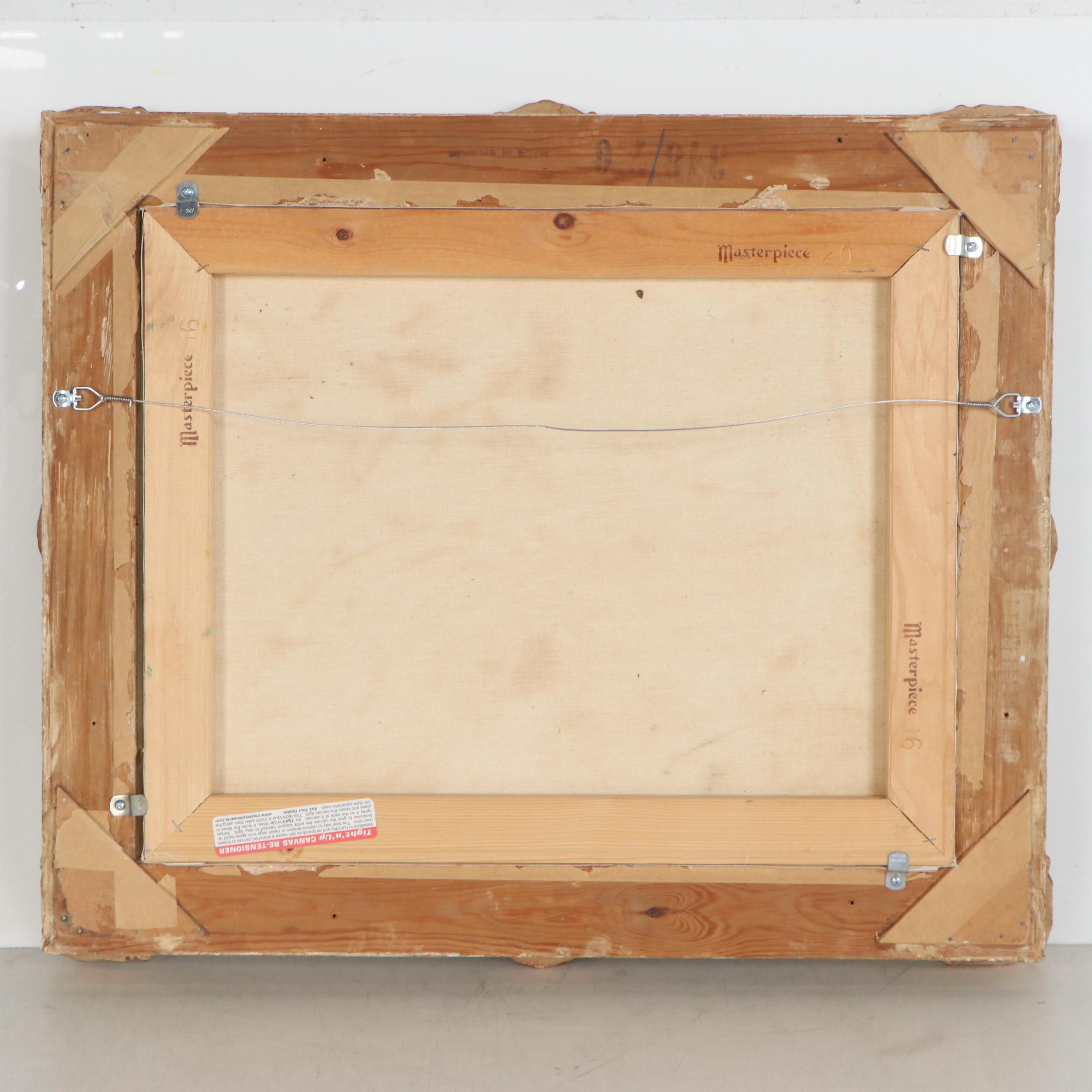 D. Sutherland Landscape Oil Painting, Circa 1980