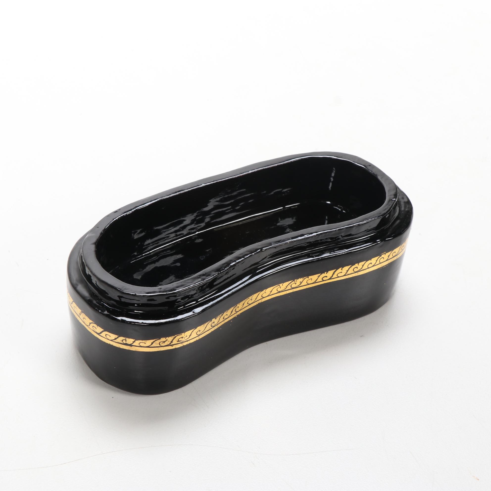 Tiffany & Co. "Tauck World Discovery" Porcelain Box with Other Table Décor