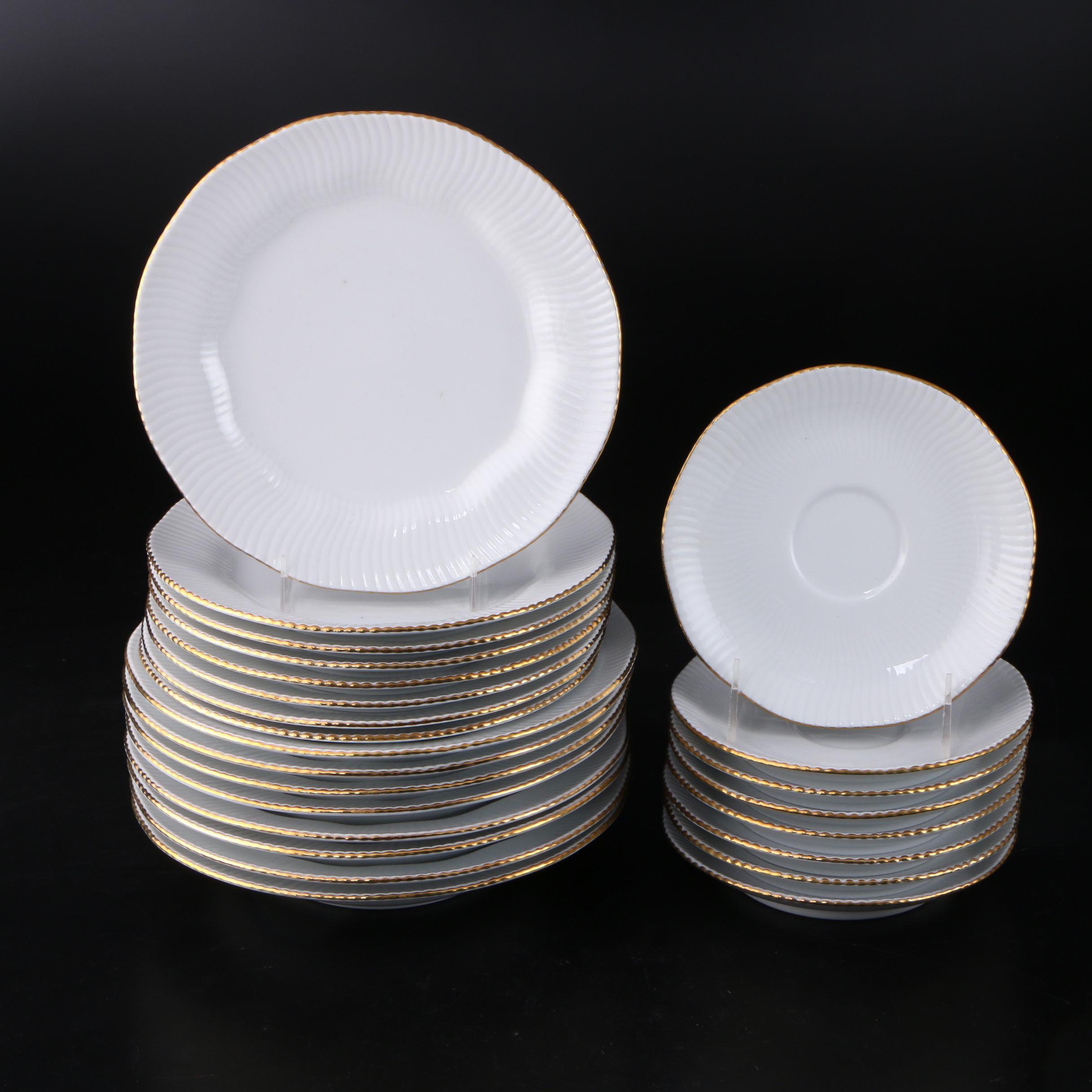 Noritake "Pacific Hill Gold" Porcelain Dinnerware and Tableware, 1999-2000