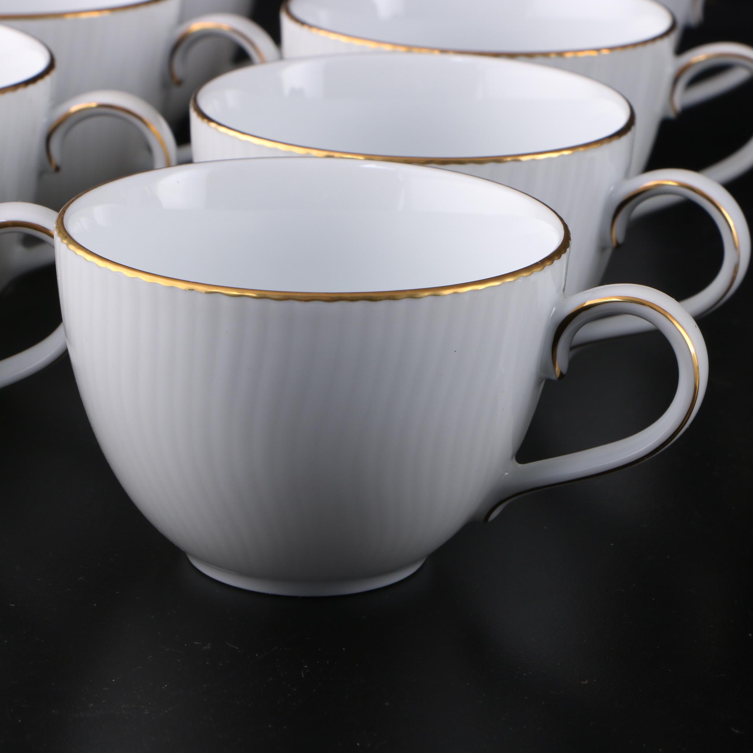 Noritake "Pacific Hill Gold" Porcelain Dinnerware and Tableware, 1999-2000