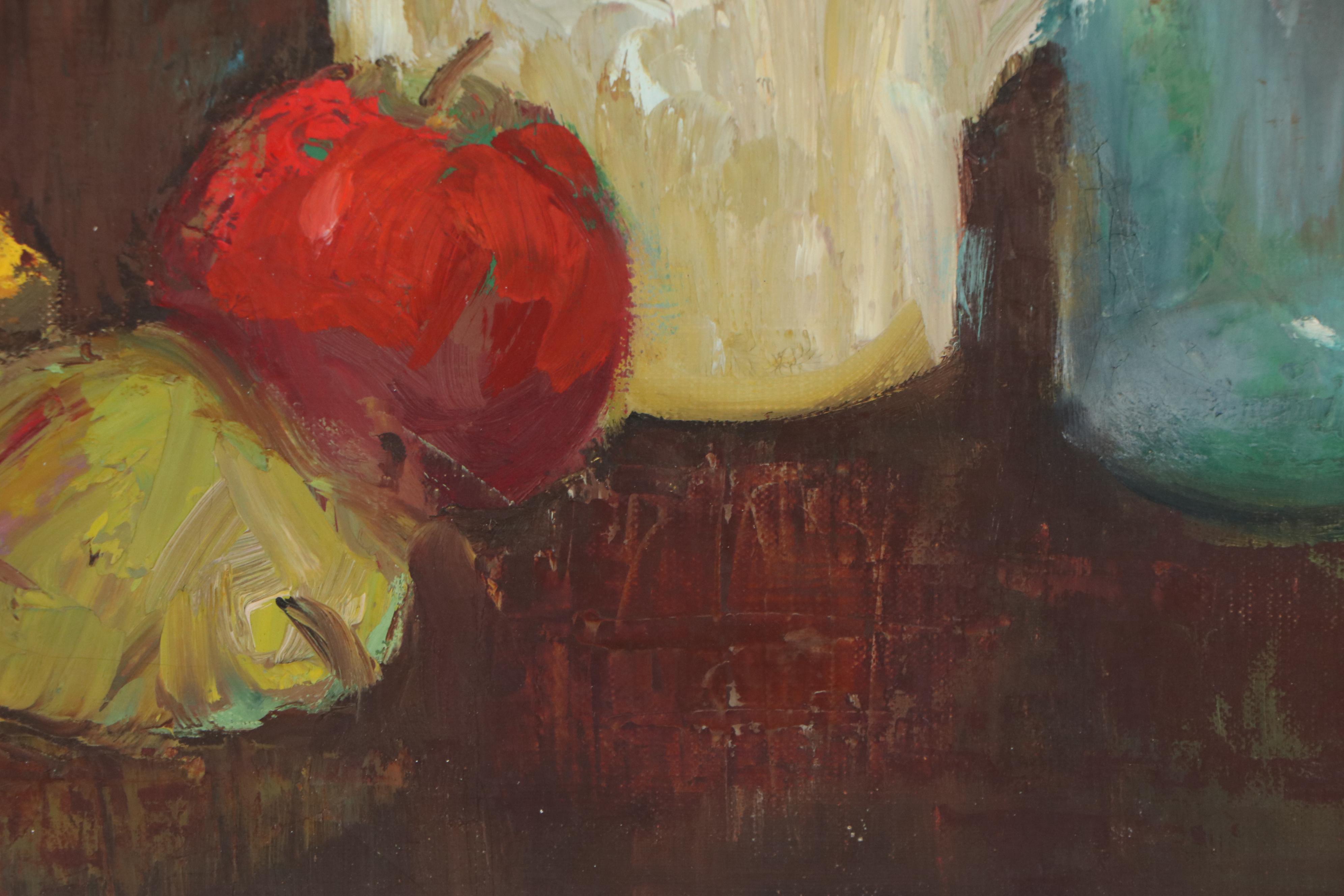 Michael Lemmermeyer Oil Painting of Still Life, Mid 20th Century