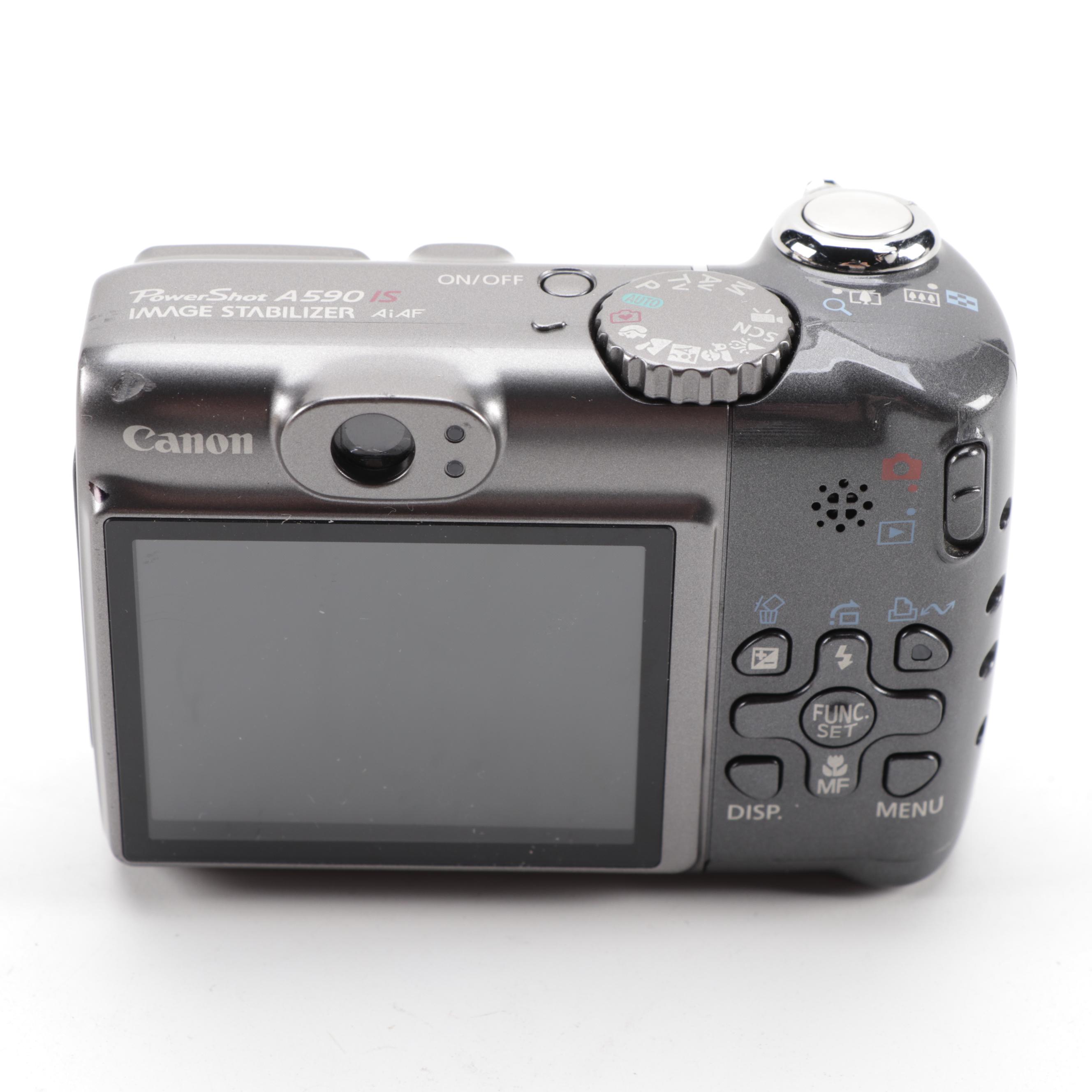 Canon PowerShot A590 IS Digital Camera with Original Packaging