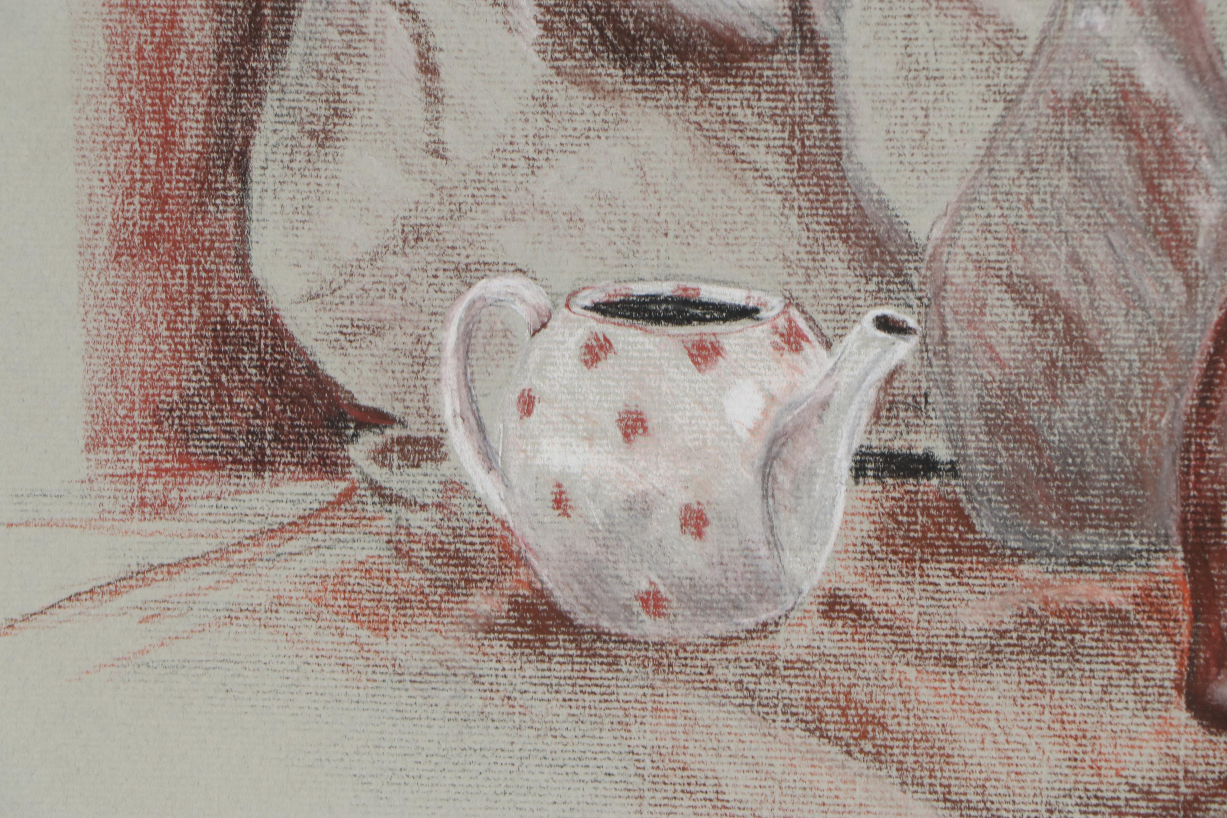 Still Life Pastel Drawings, Circa 1978