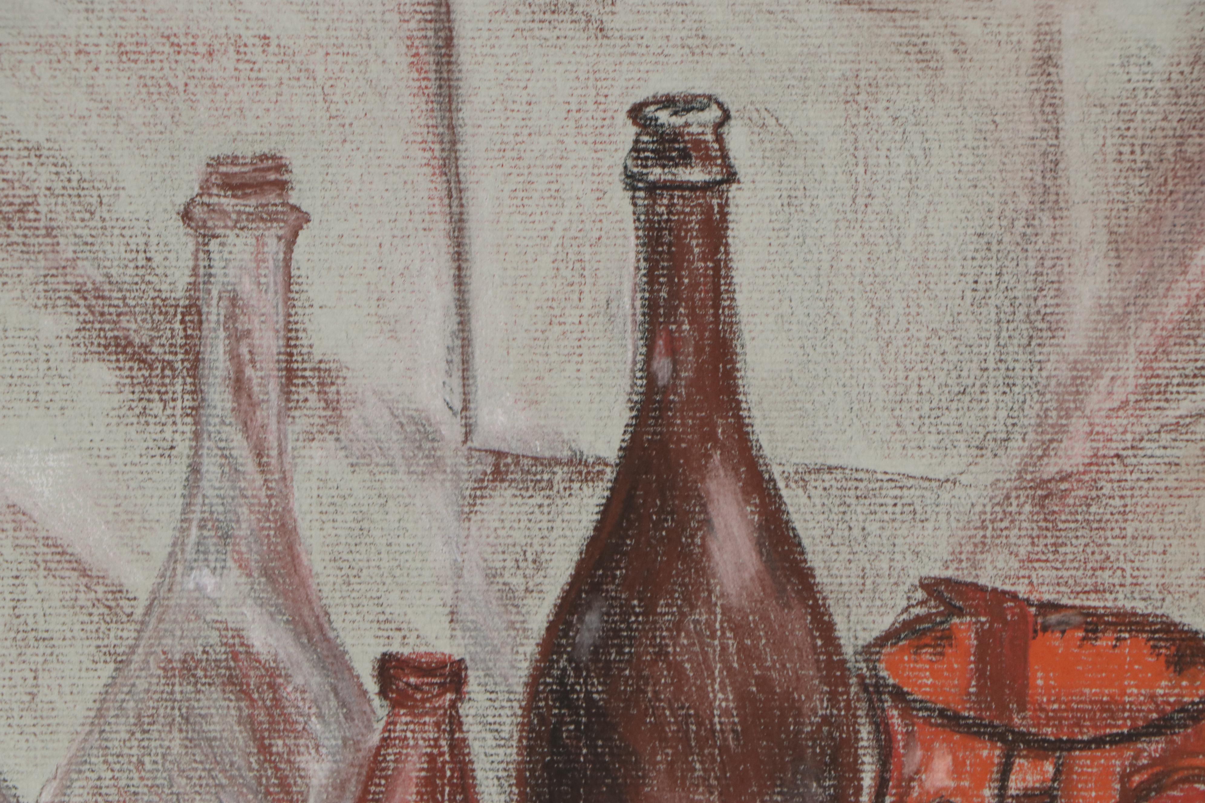 Still Life Pastel Drawings, Circa 1978