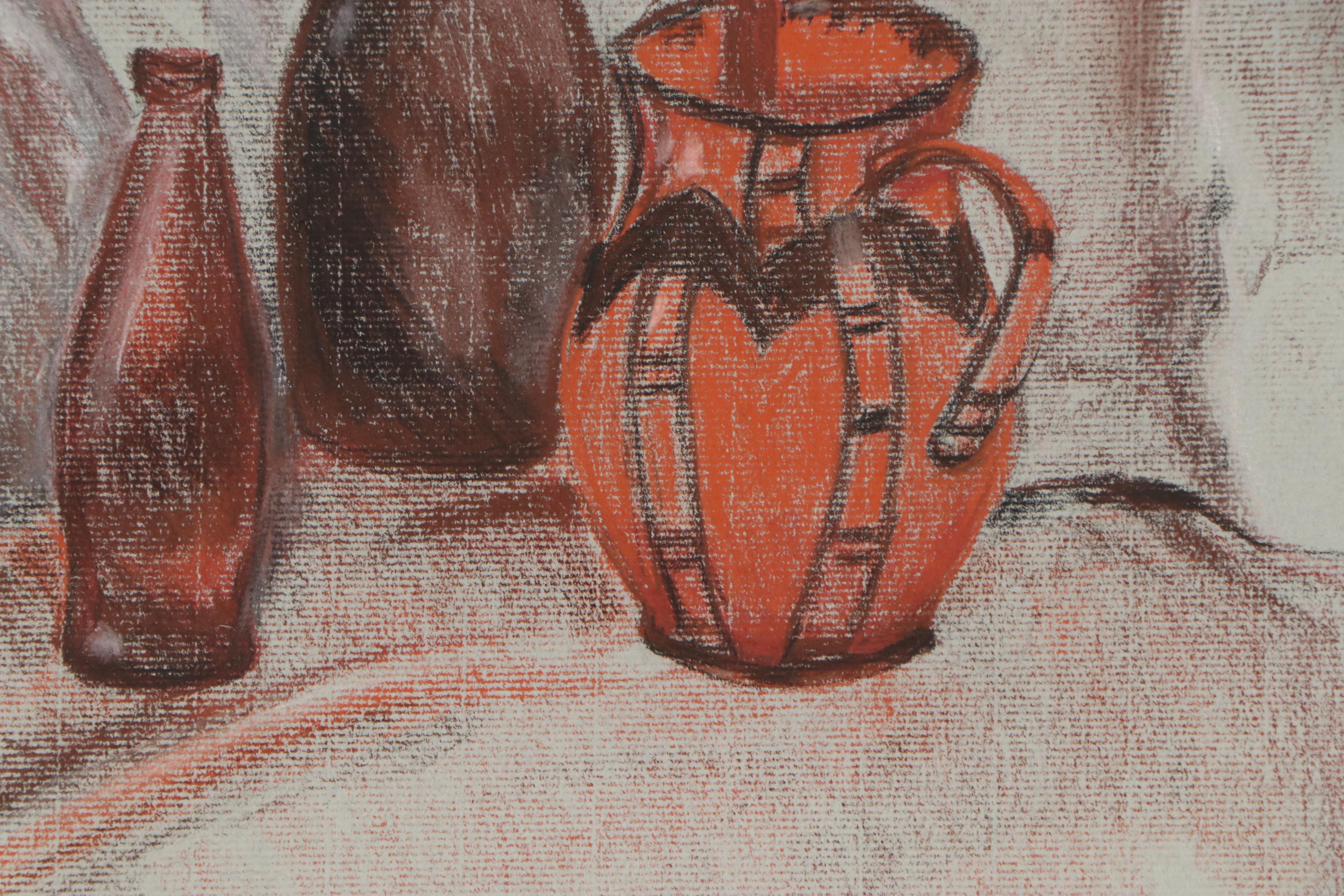 Still Life Pastel Drawings, Circa 1978