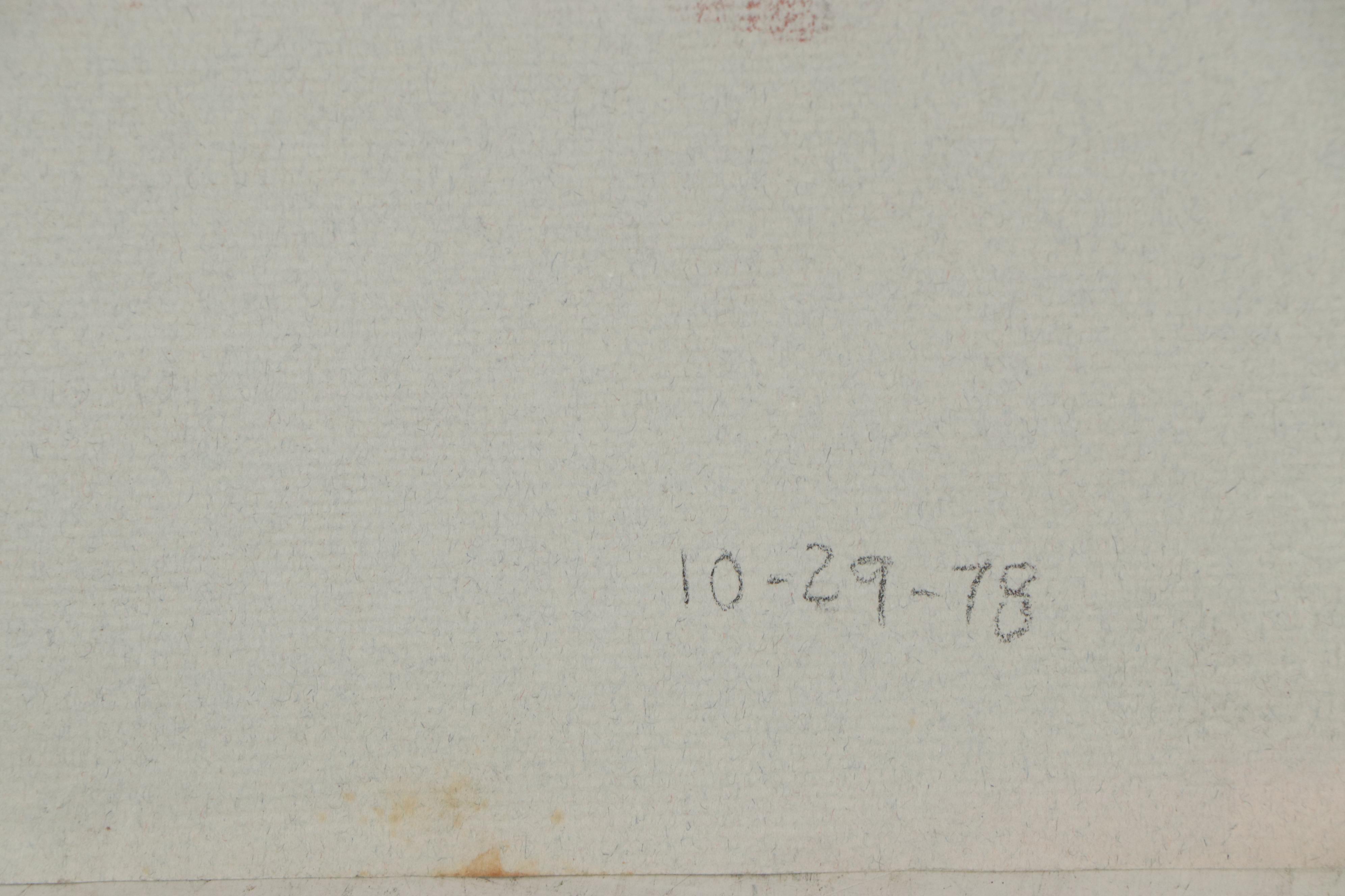 Still Life Pastel Drawings, Circa 1978