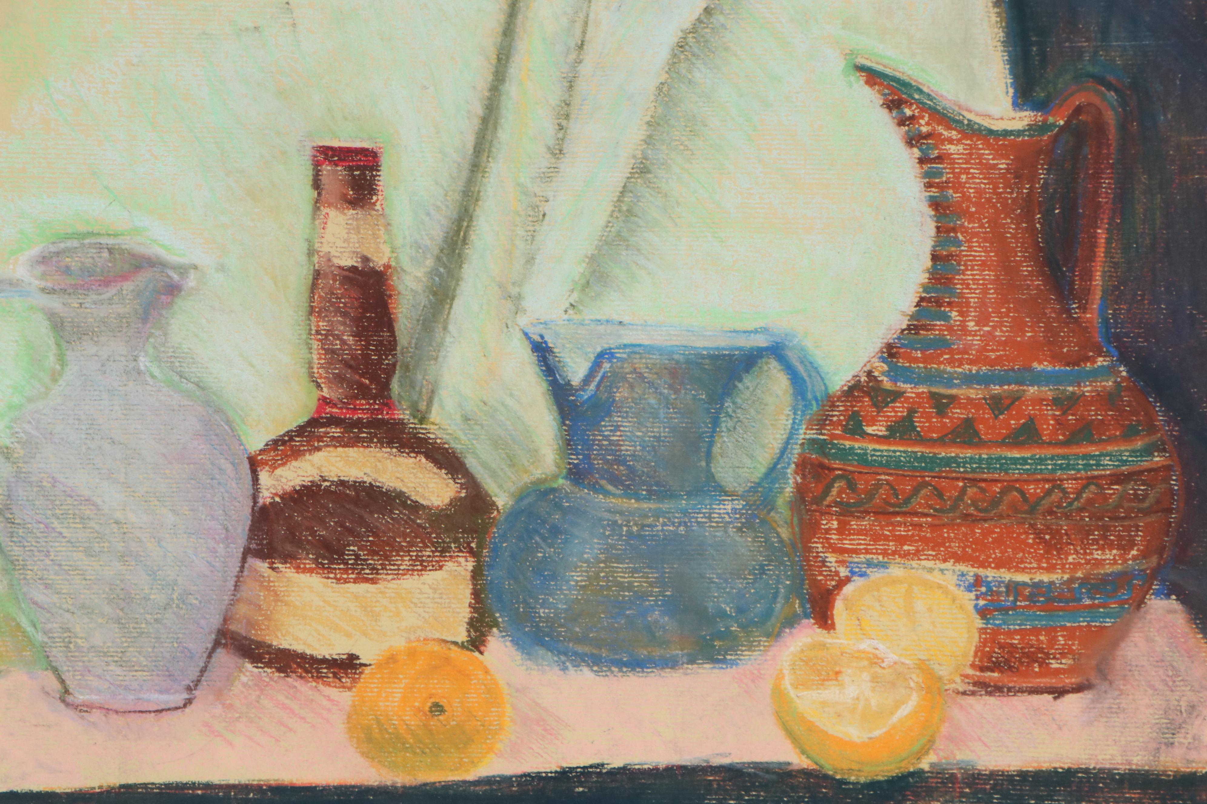 Still Life Pastel Drawings, Circa 1978