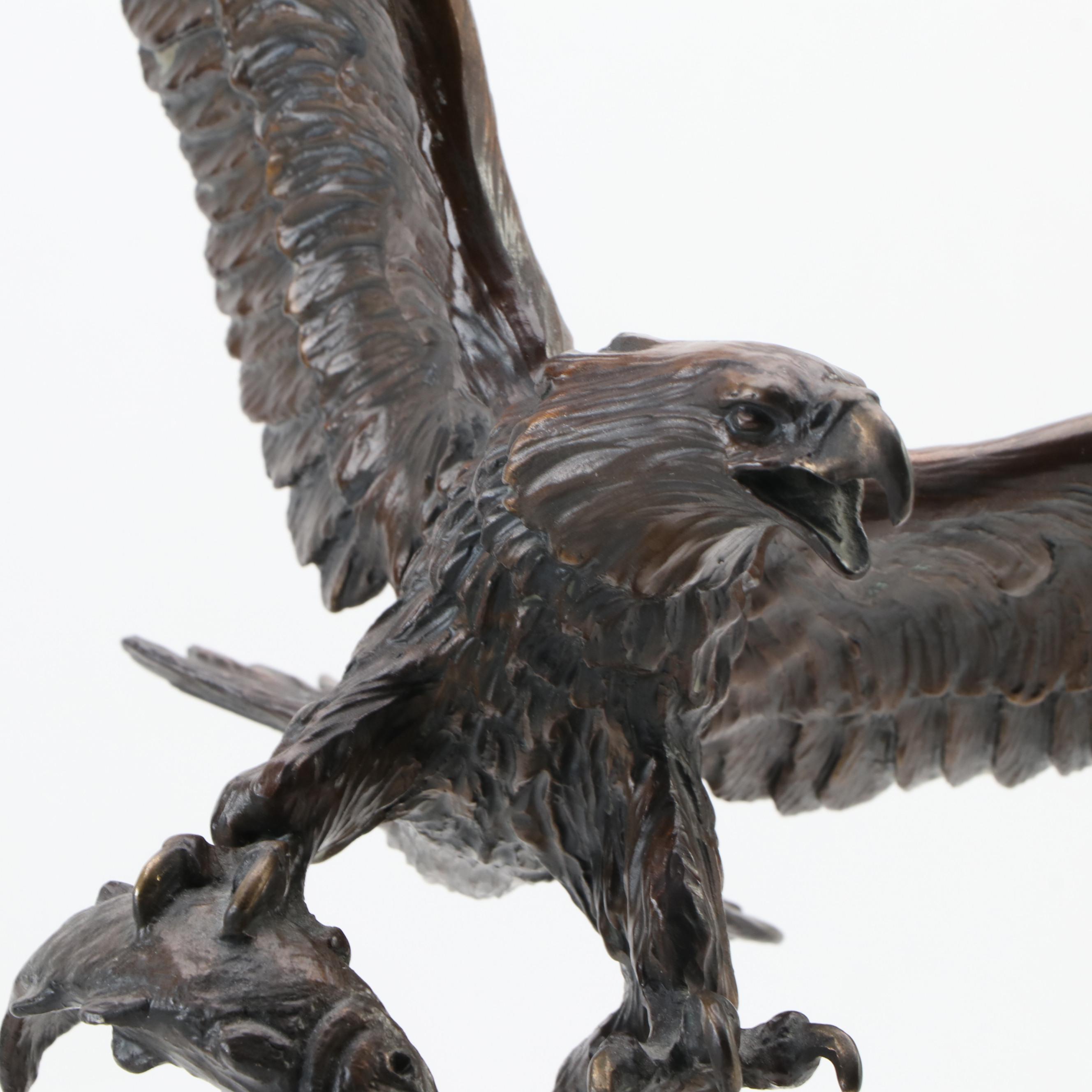 Carl Wagner Bronze Sculpture "Lunch Break"