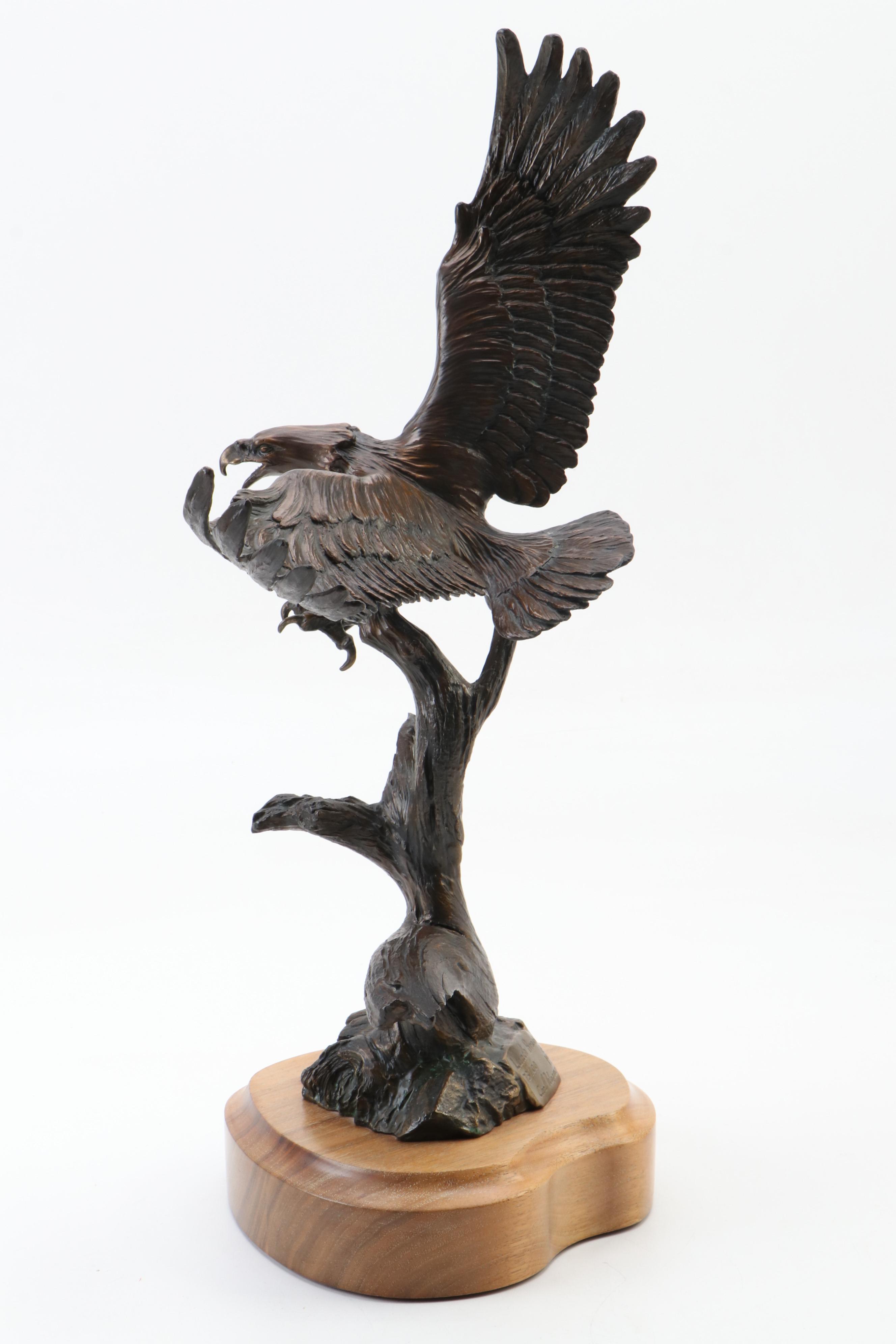 Carl Wagner Bronze Sculpture "Lunch Break"