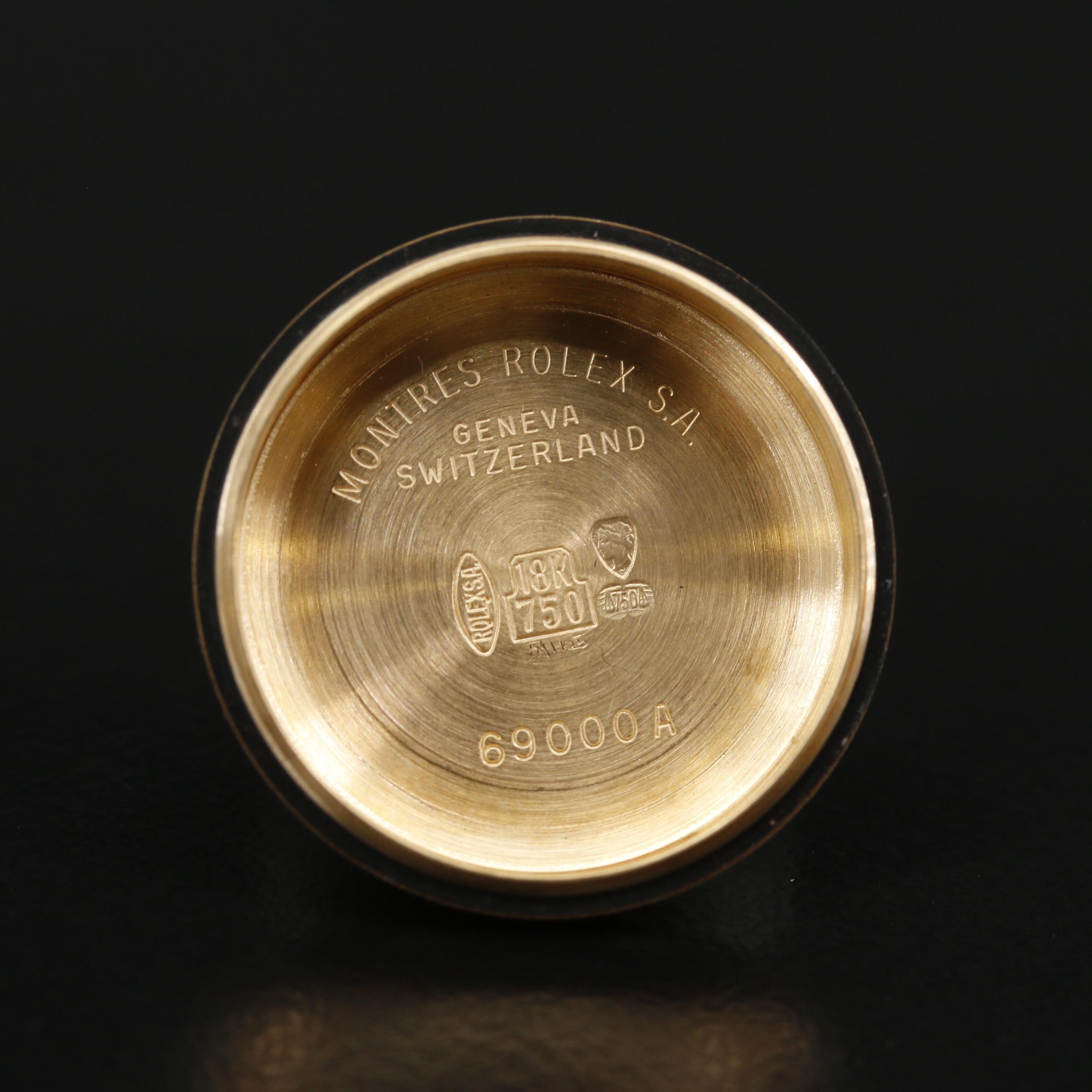 1985 Rolex Datejust President 18K Gold Automatic Watch