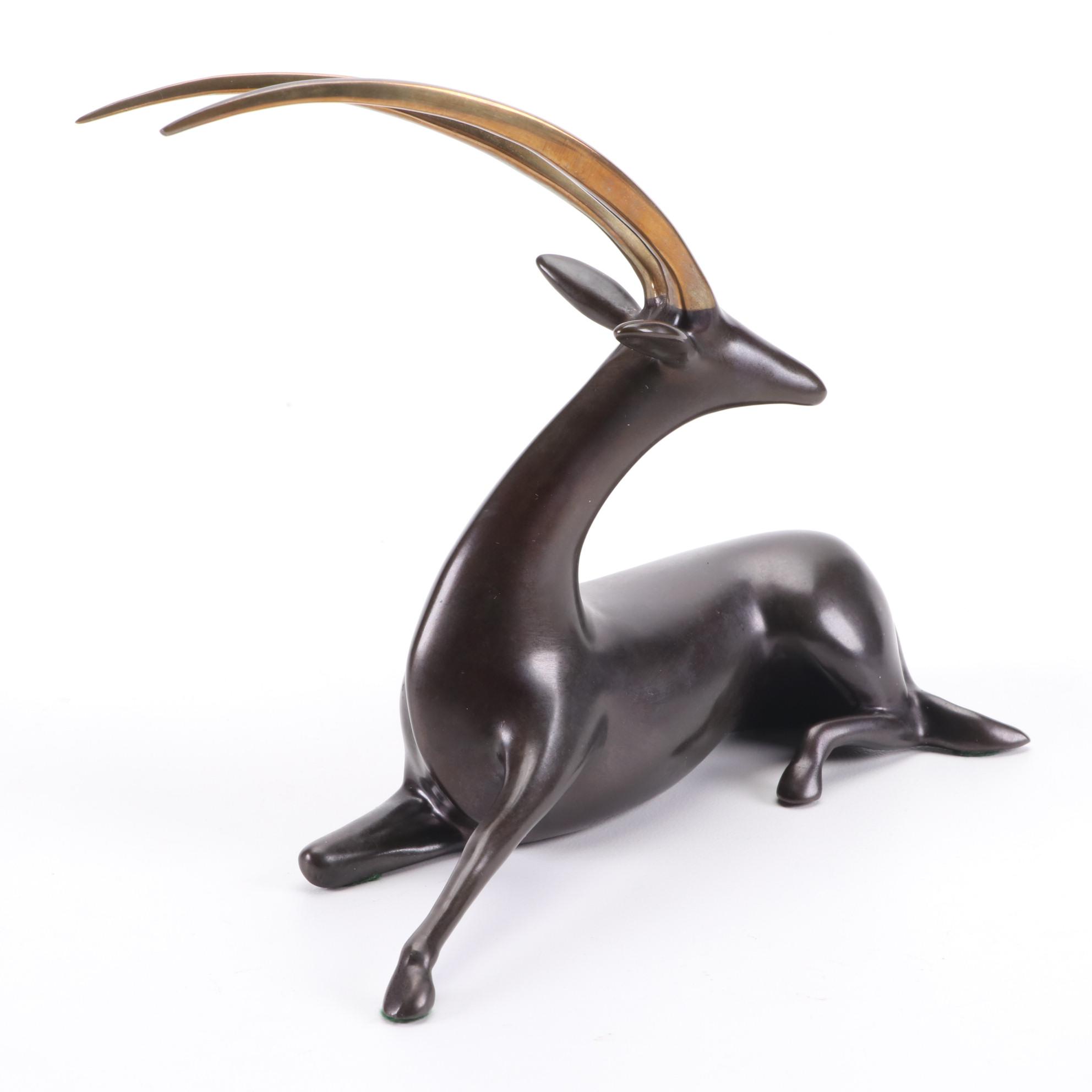 Loet Vanderveen Bronze Sculpture "Oryx"