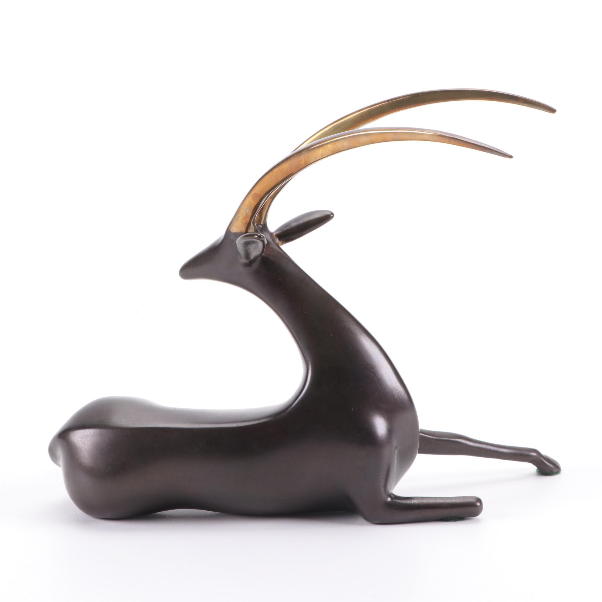 Loet Vanderveen Bronze Sculpture "Oryx"