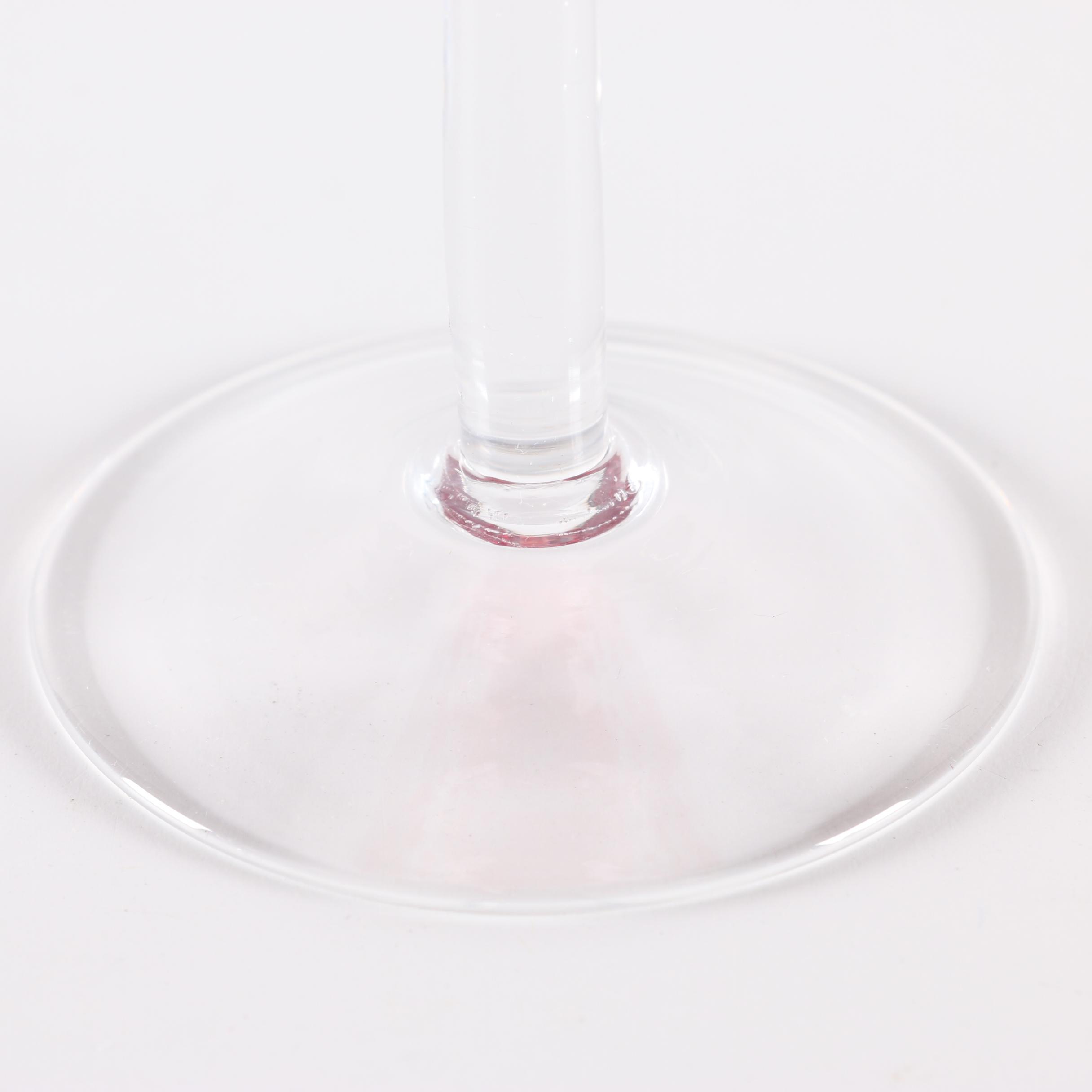 Red Cut to Clear Martini Glasses and Cocktail Shaker with Mirrored Coasters