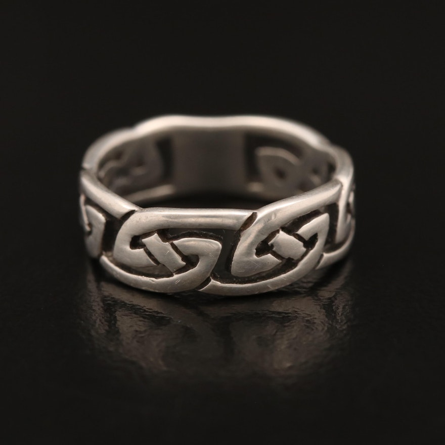Sterling Celtic Style Ring
