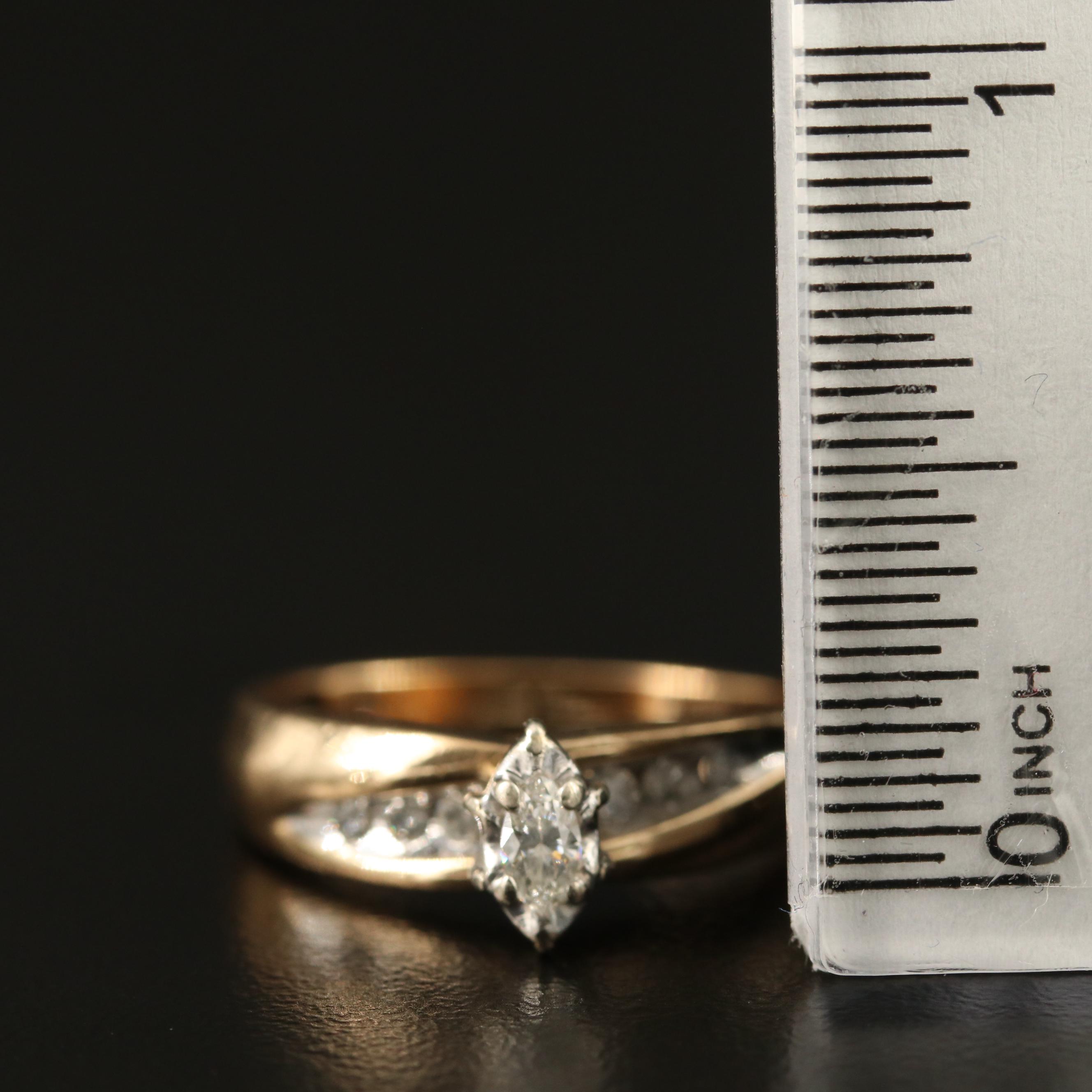 10K  Diamond Ring