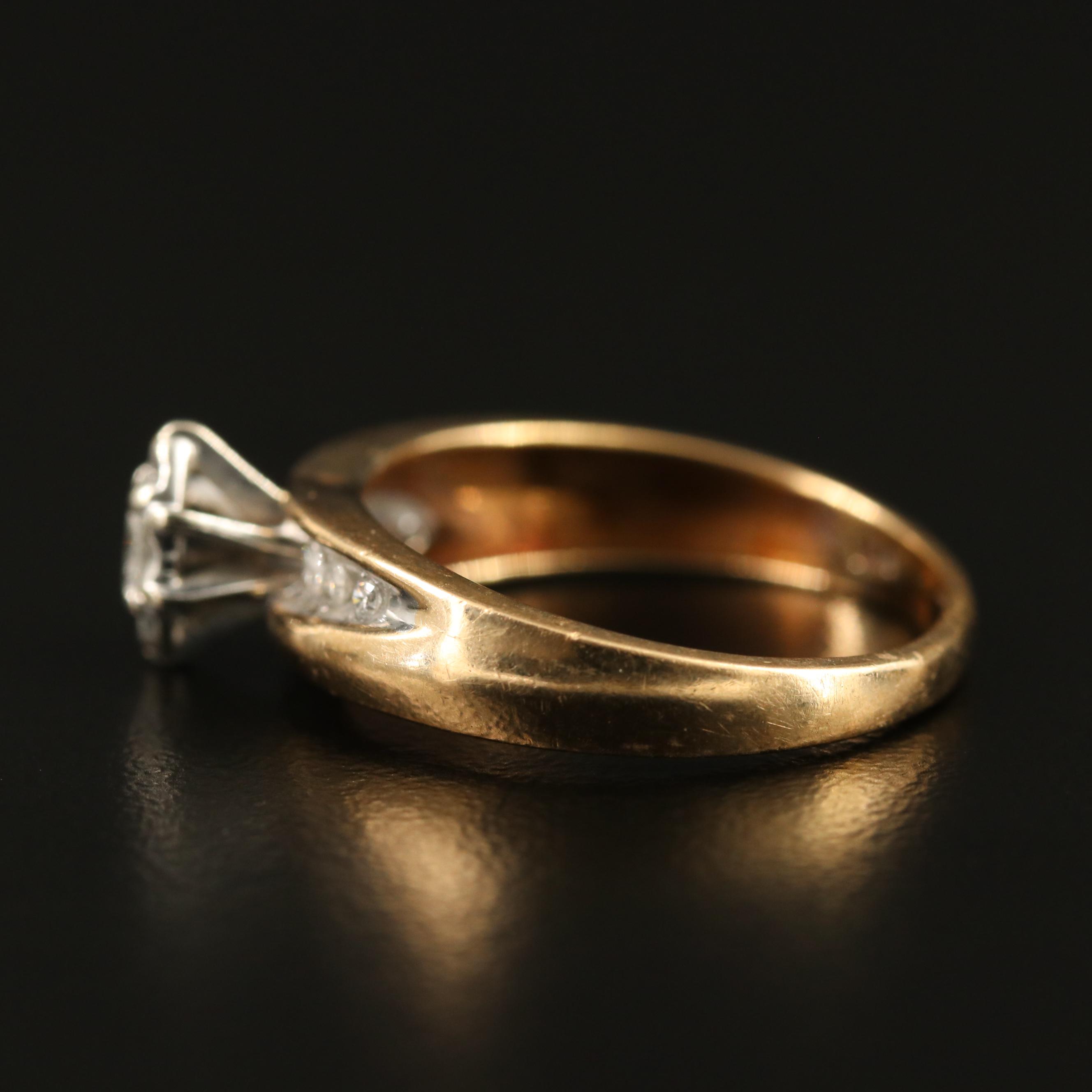 10K  Diamond Ring