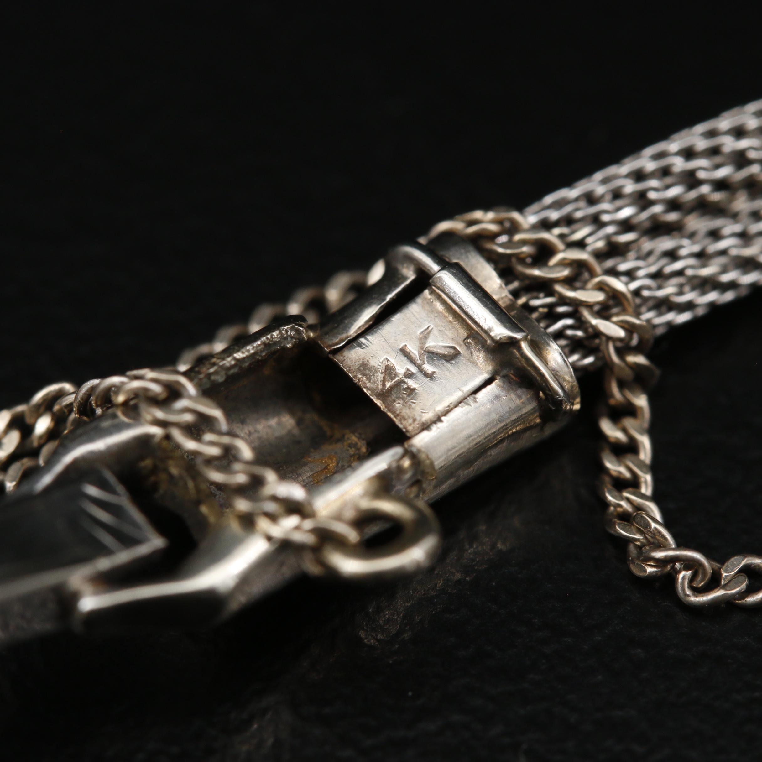 Vintage S. Kocher Platinum, Gold and Diamond Stem Wind Watch