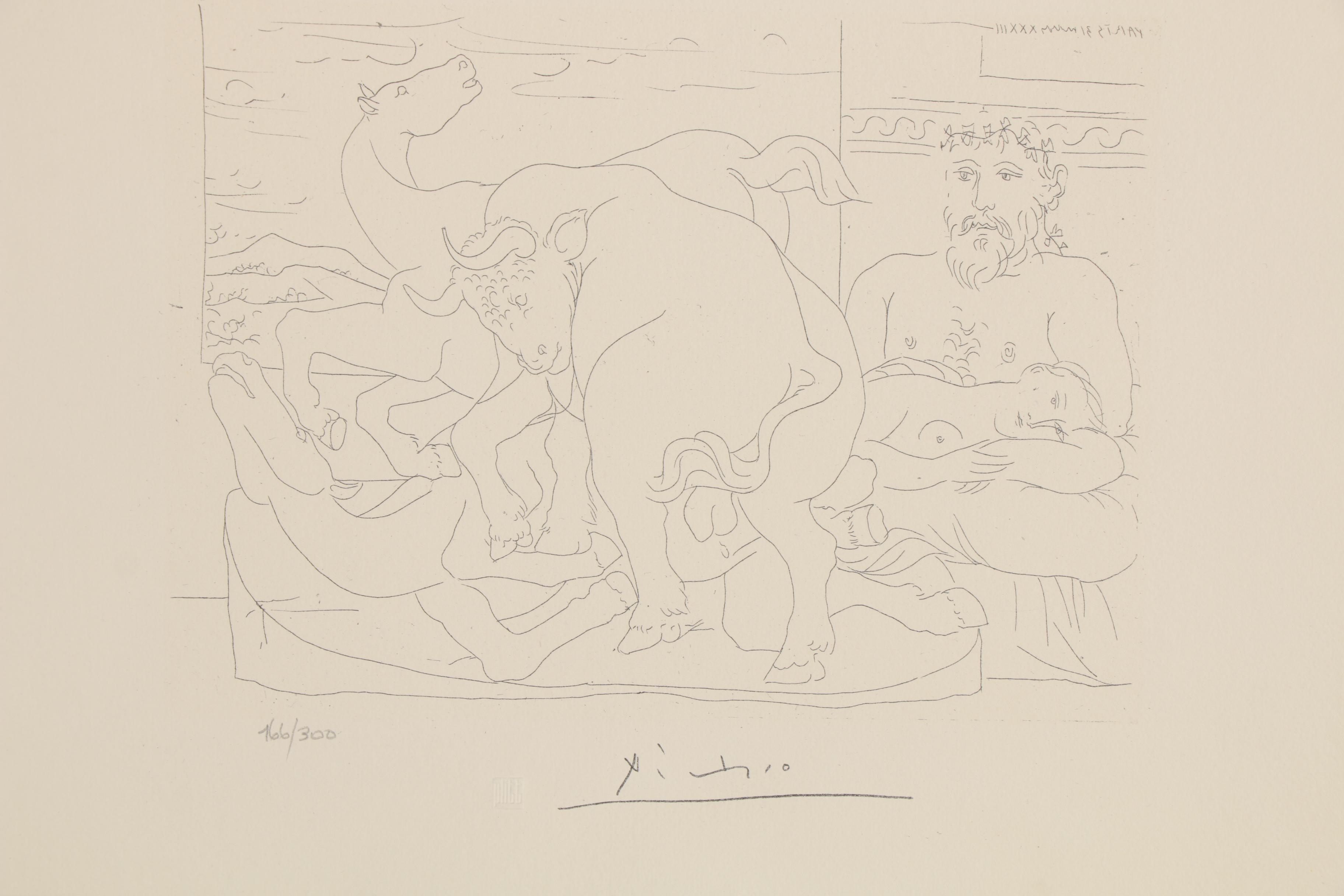 Giclée after Pablo Picasso "Minotaur" from "Suite Vollard," Late 20th Century
