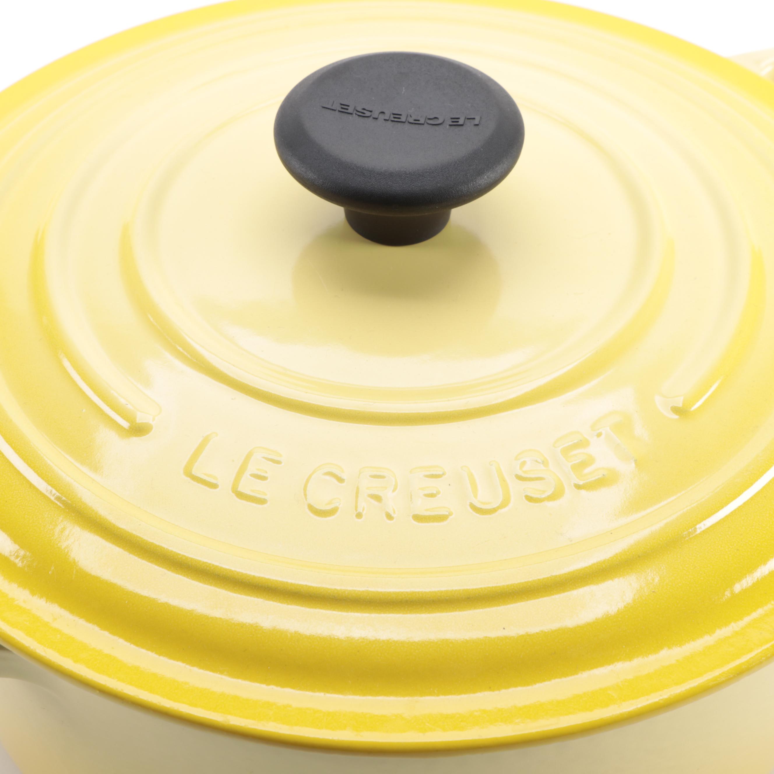 Le Creuset "Soleil" Enameled Cast Iron Size 26 Dutch Oven