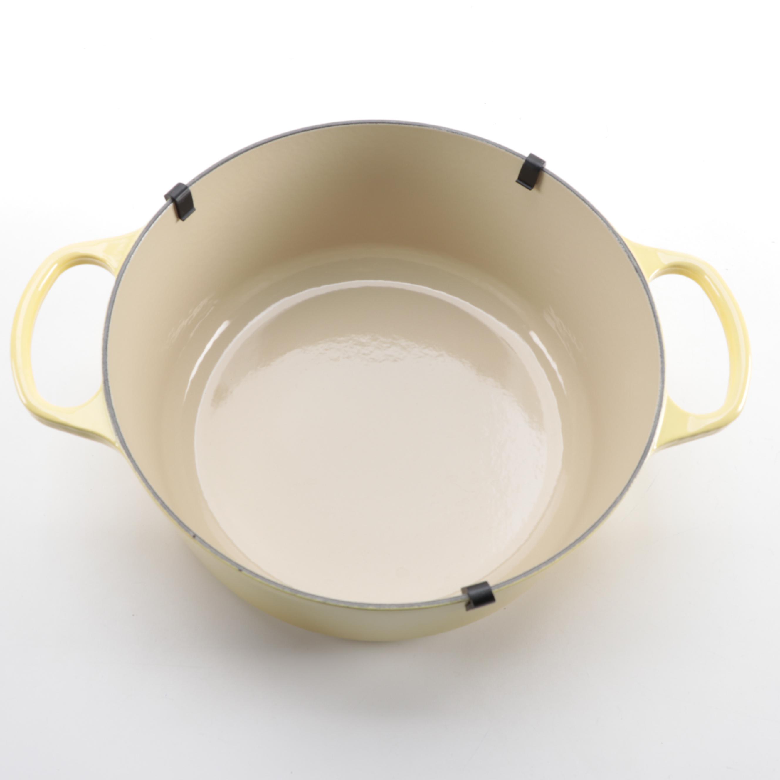 Le Creuset "Soleil" Enameled Cast Iron Size 26 Dutch Oven