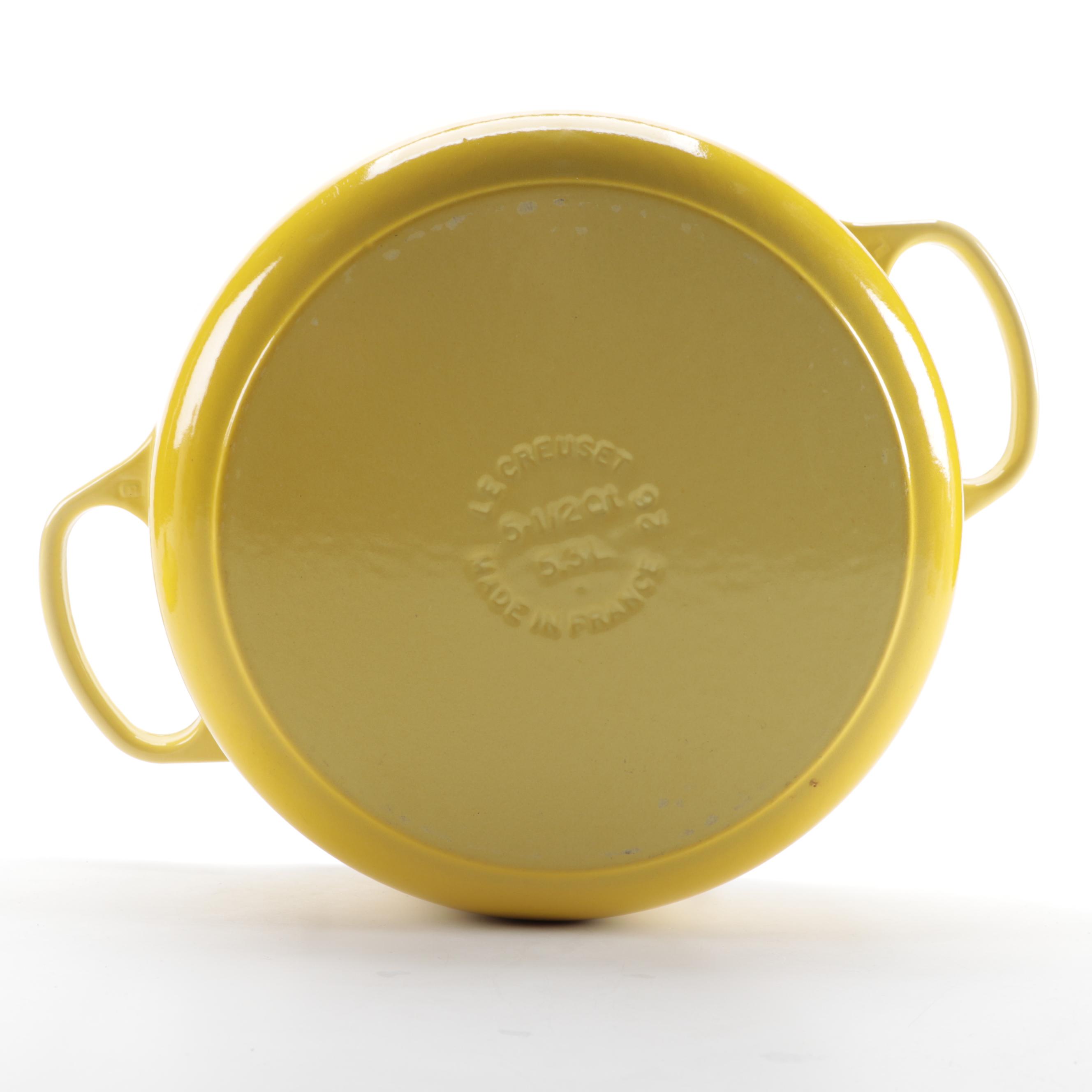 Le Creuset "Soleil" Enameled Cast Iron Size 26 Dutch Oven