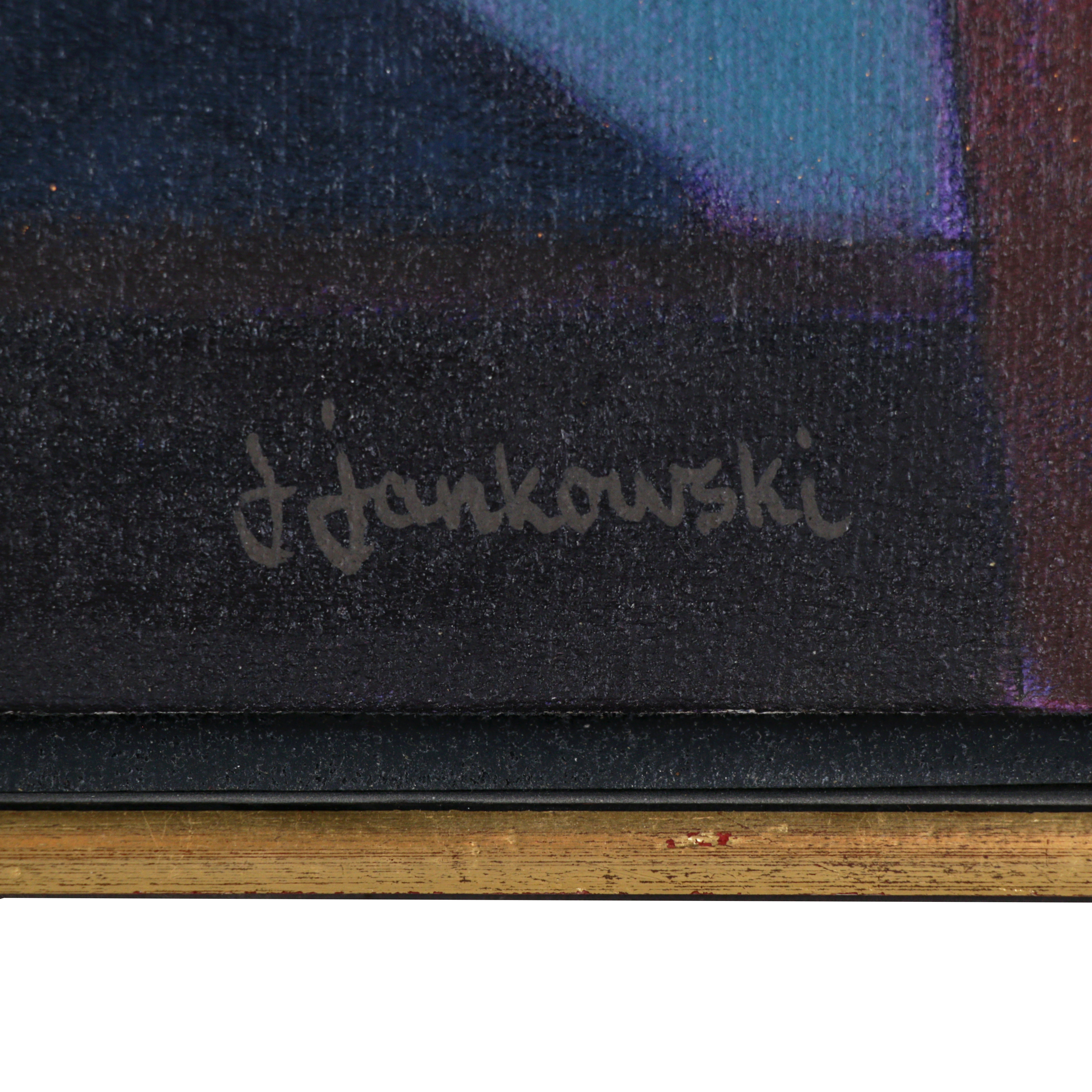 Joseph Jankowski Oil Painting "Menorah," 1971