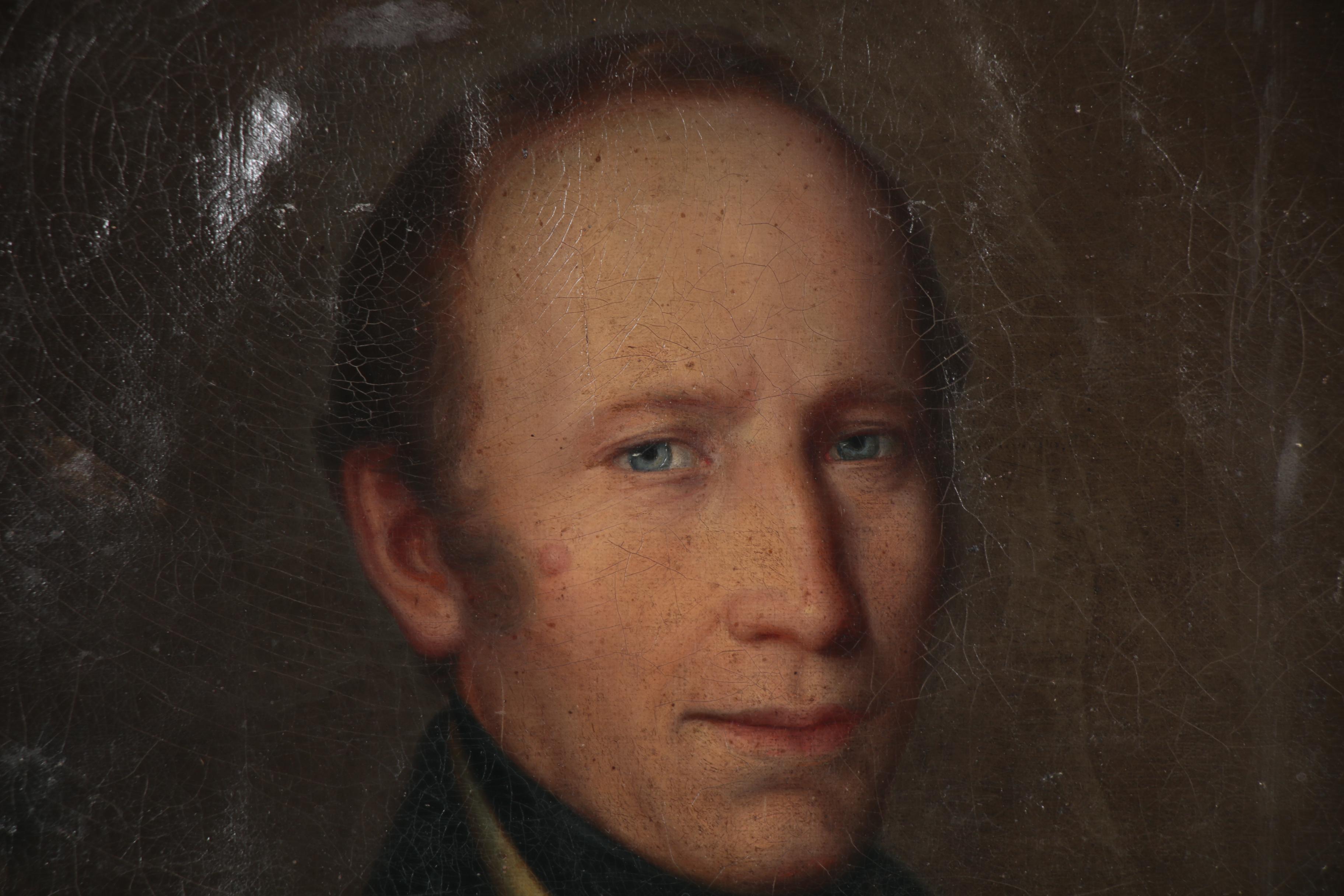 Portrait Oil Painting of Distinguished Gentleman