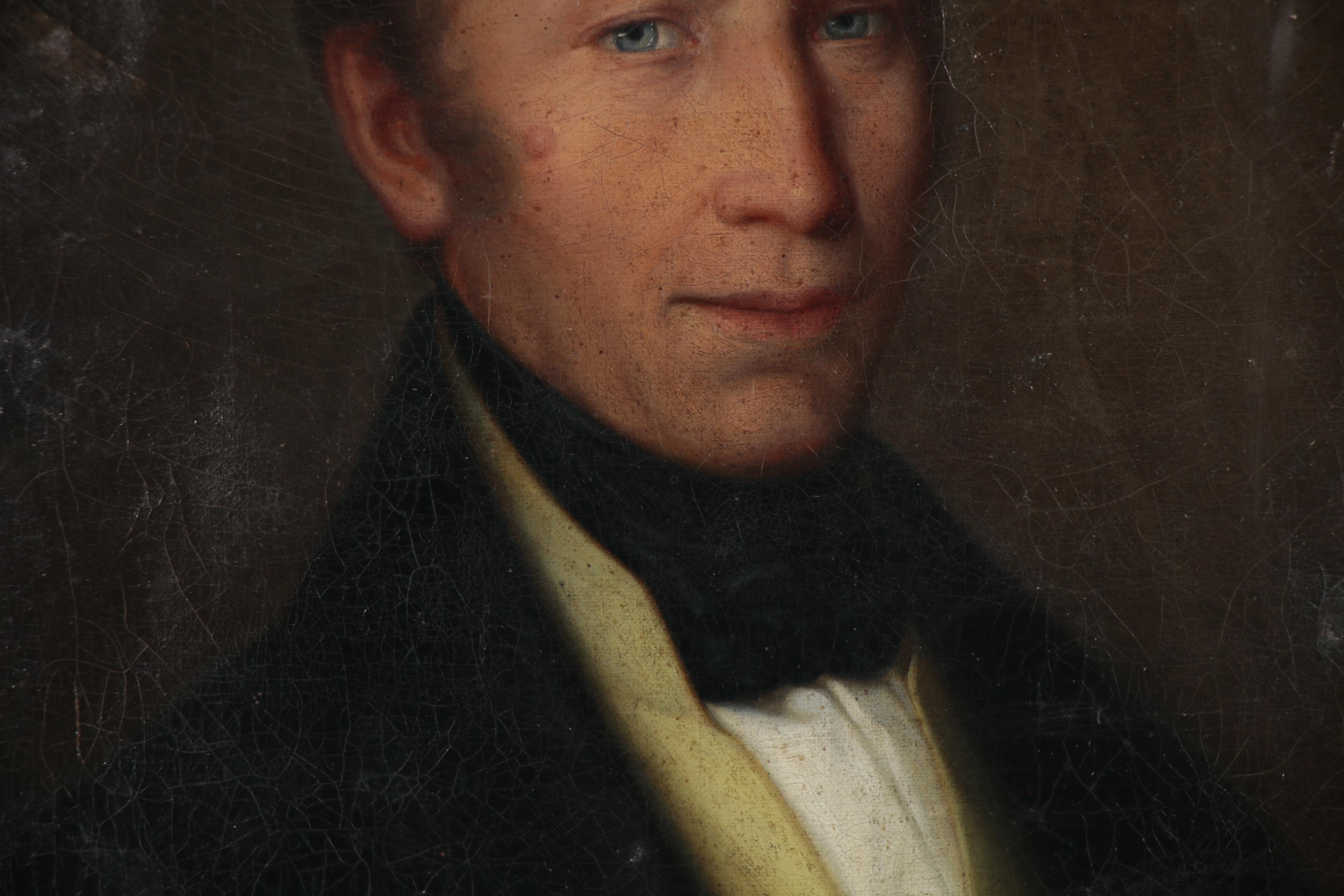 Portrait Oil Painting of Distinguished Gentleman