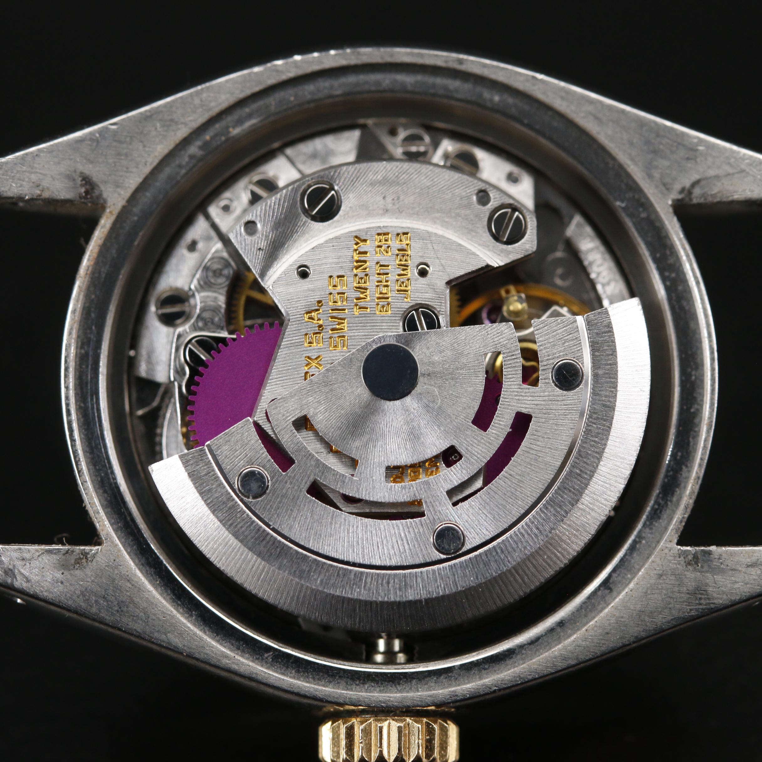 1978 Rolex Datejust Model 6917 Stainless Steel and 14K Gold Automatic Watch