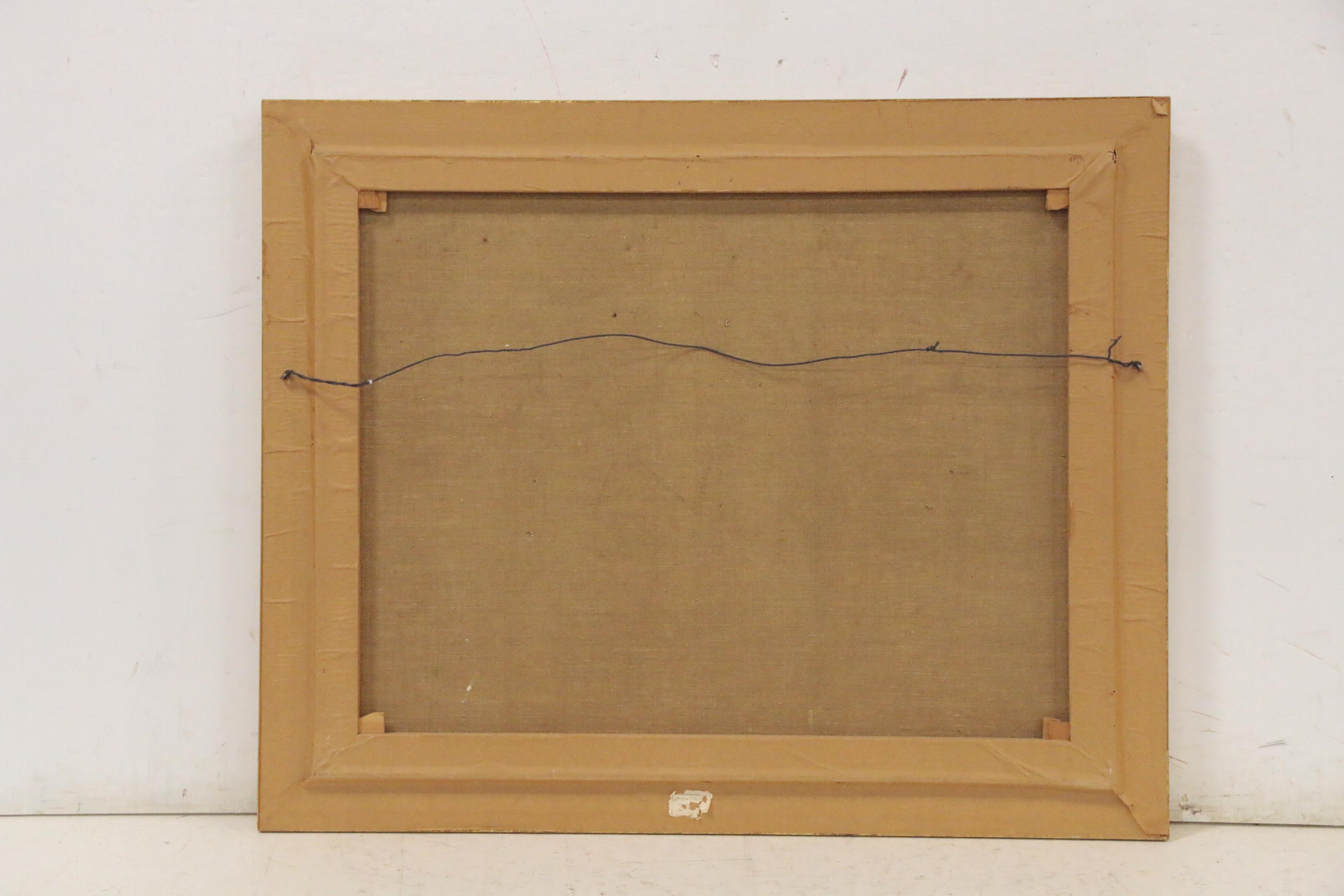 István Boldizsar Floral Still Life Oil Painting, 1962